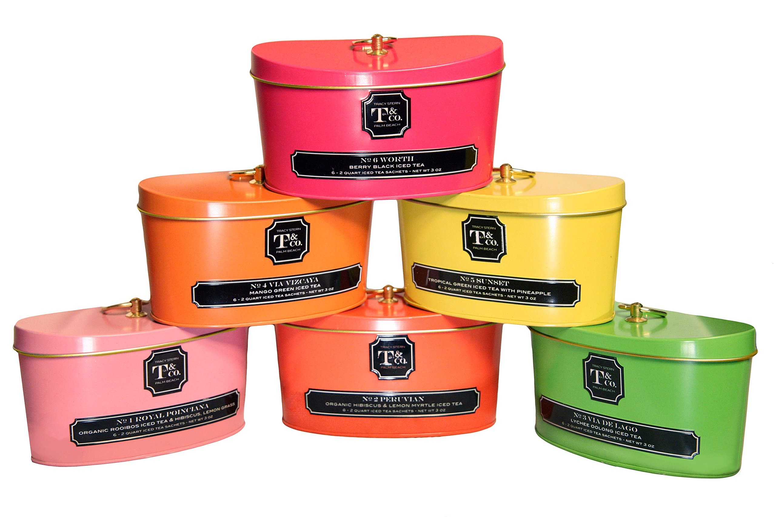 TRACY STERN TEA & CO. PALM BEACH ICED TEA COLLECTION