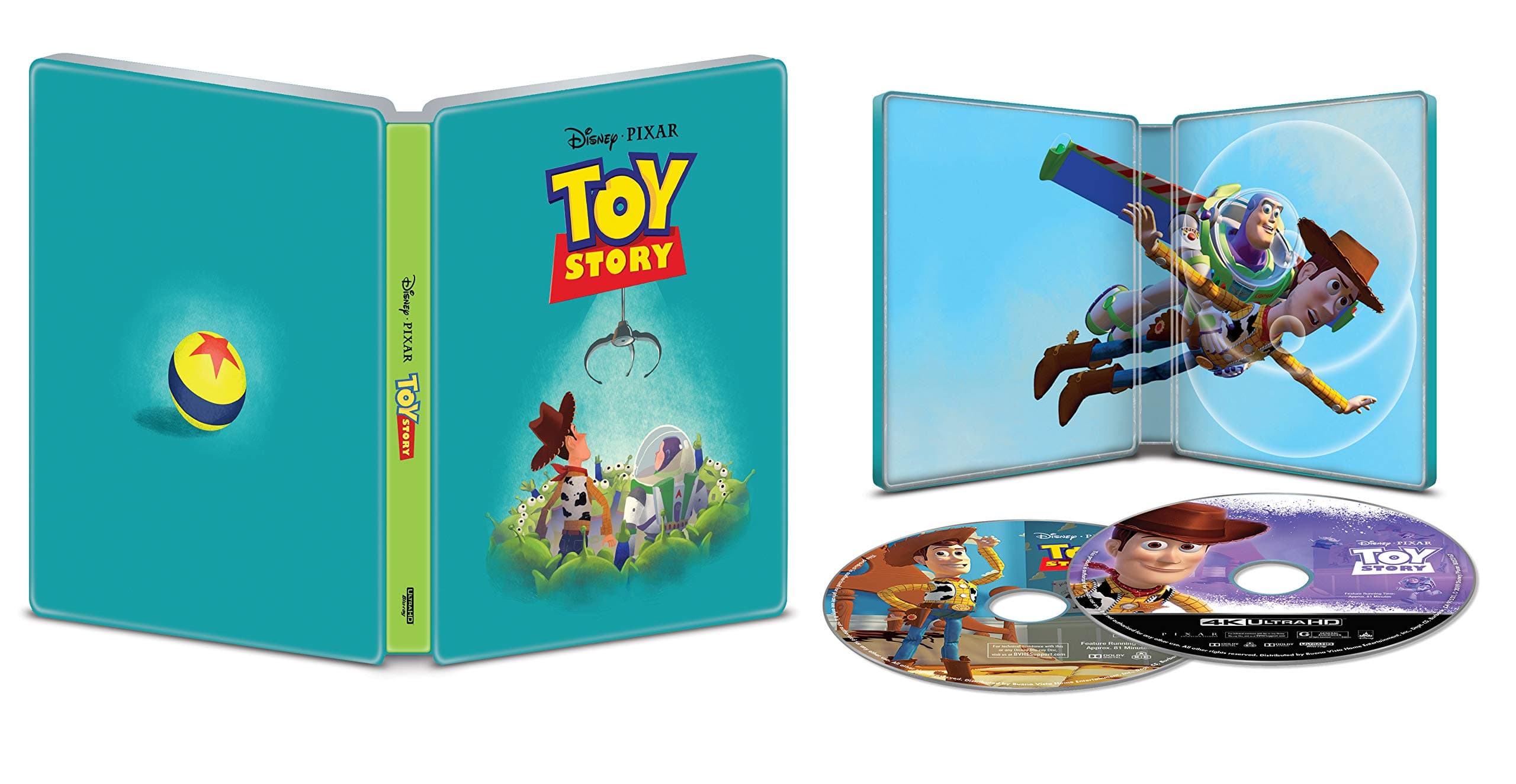 Toy Story 4K Limited Edition SteelBook + Blu-ray + Digital Copy