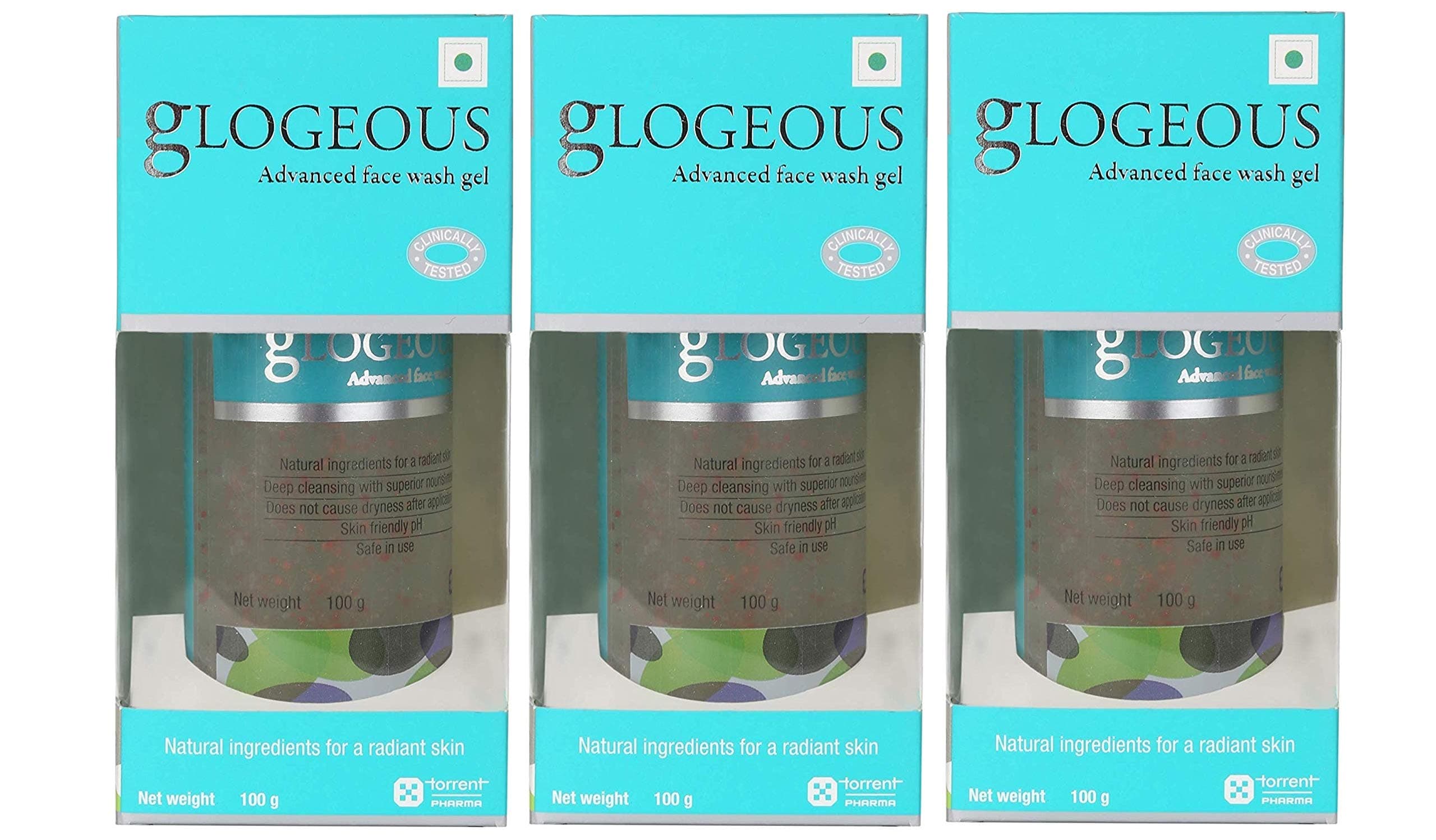 Glogeous Advanced Face Wash Gel (100 gm) (Pack of 2)