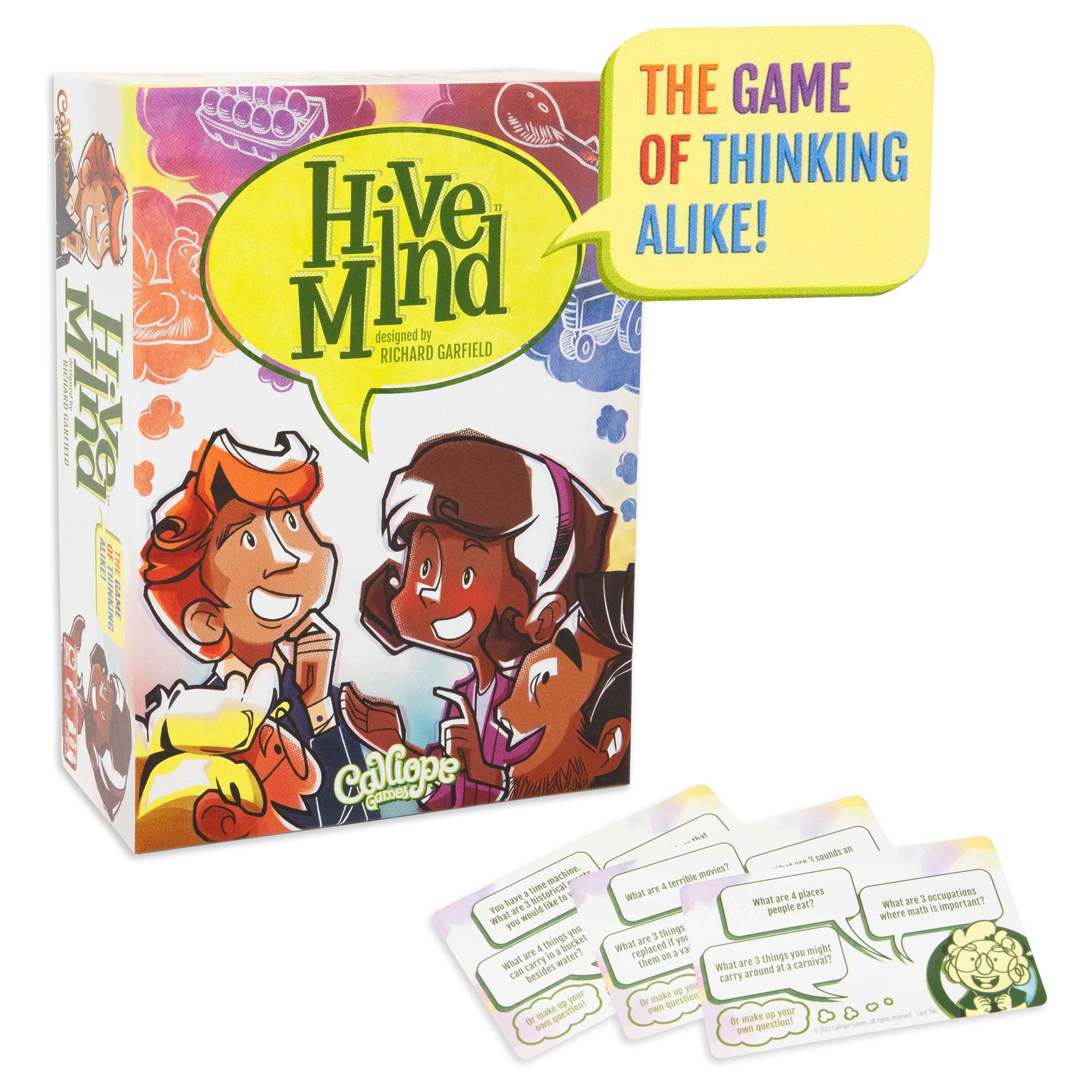 Hive Mind by Calliope How Well Do You Think Alike Fun Kids Games 8-12 3+ Players Activities for Families and Adults Ages 8+