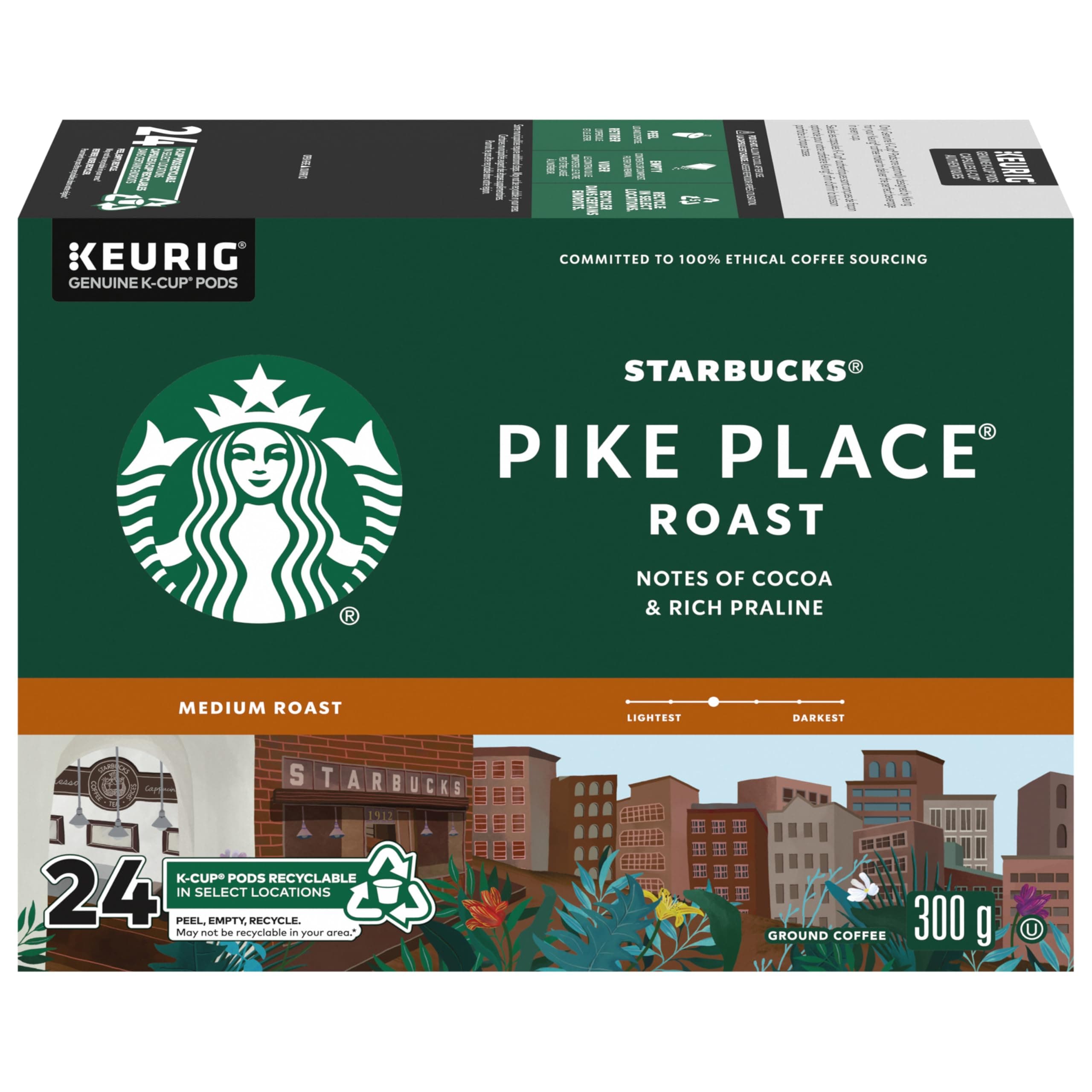 Keurig(キューリグ) Kカップ スターバックス デカフェ　ハウスブレンド 24個入 Starbucks House Blend Decaf Coffee [並行輸入品]