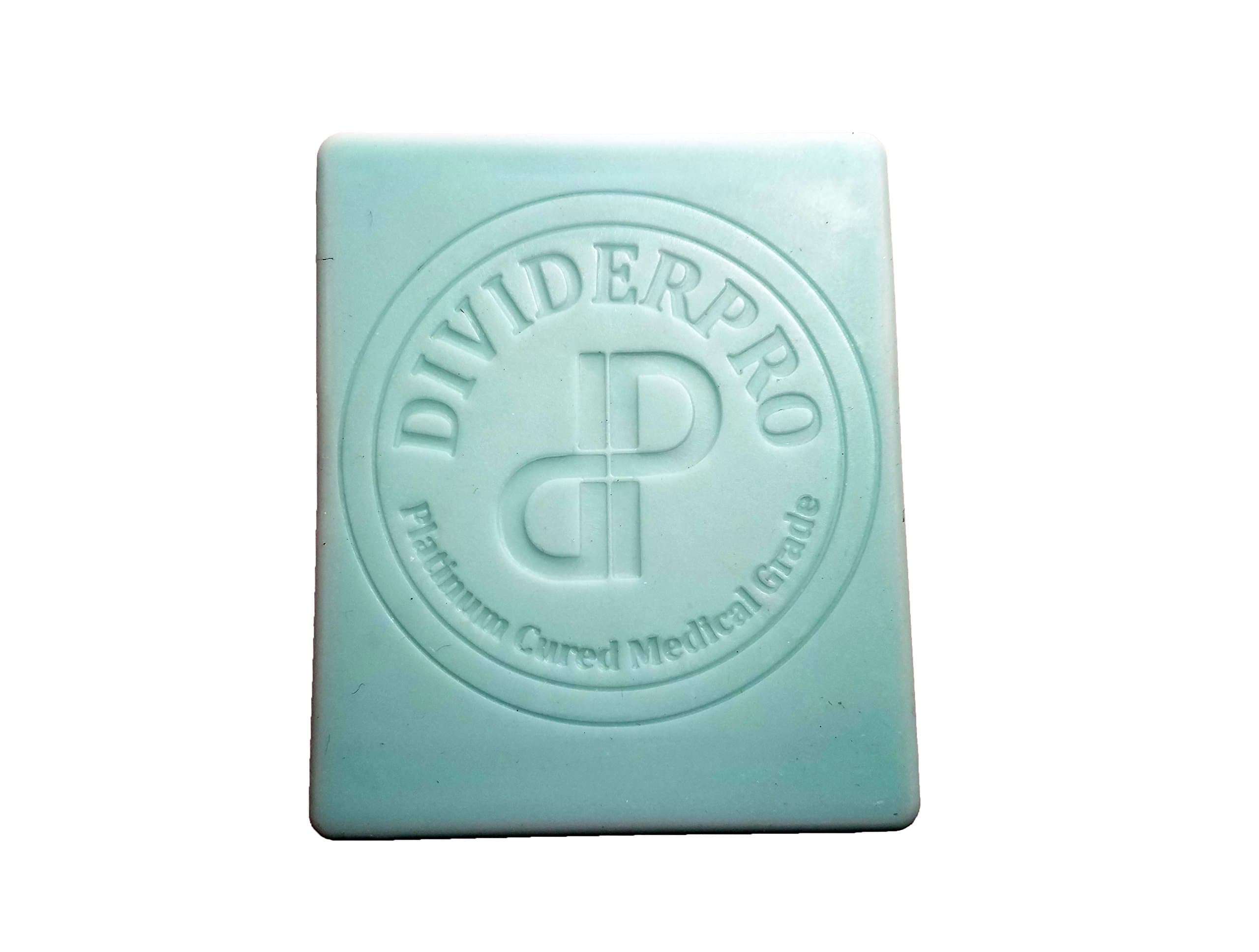 Divider Pro MINI SLAB 3" x 2.5" Medical Grade Silicone Container (Ice Blue)