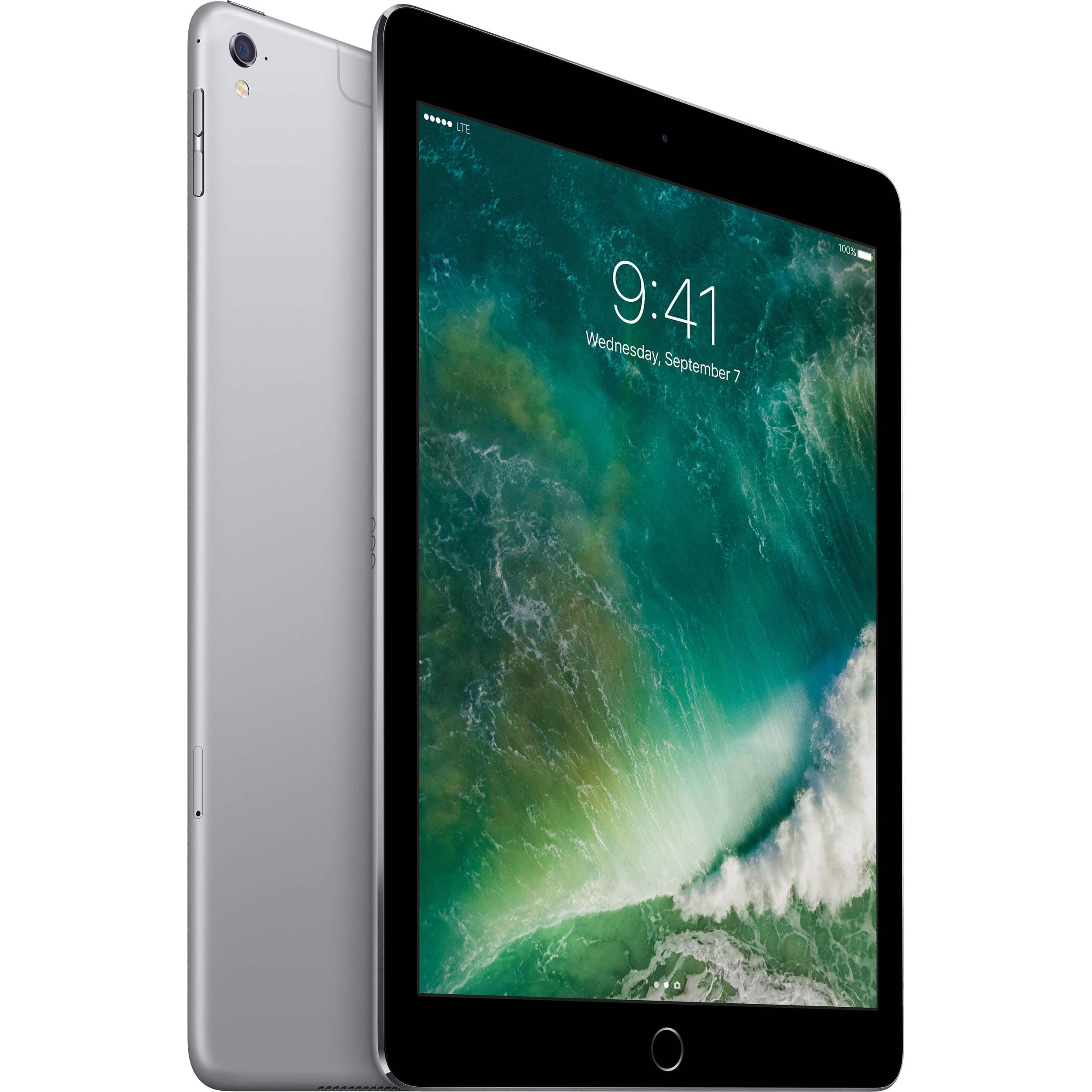 Apple iPad Pro 9.7-inch, 128GB, Wi-Fi + 4G LTE Cellular, Space Gray (Renewed)