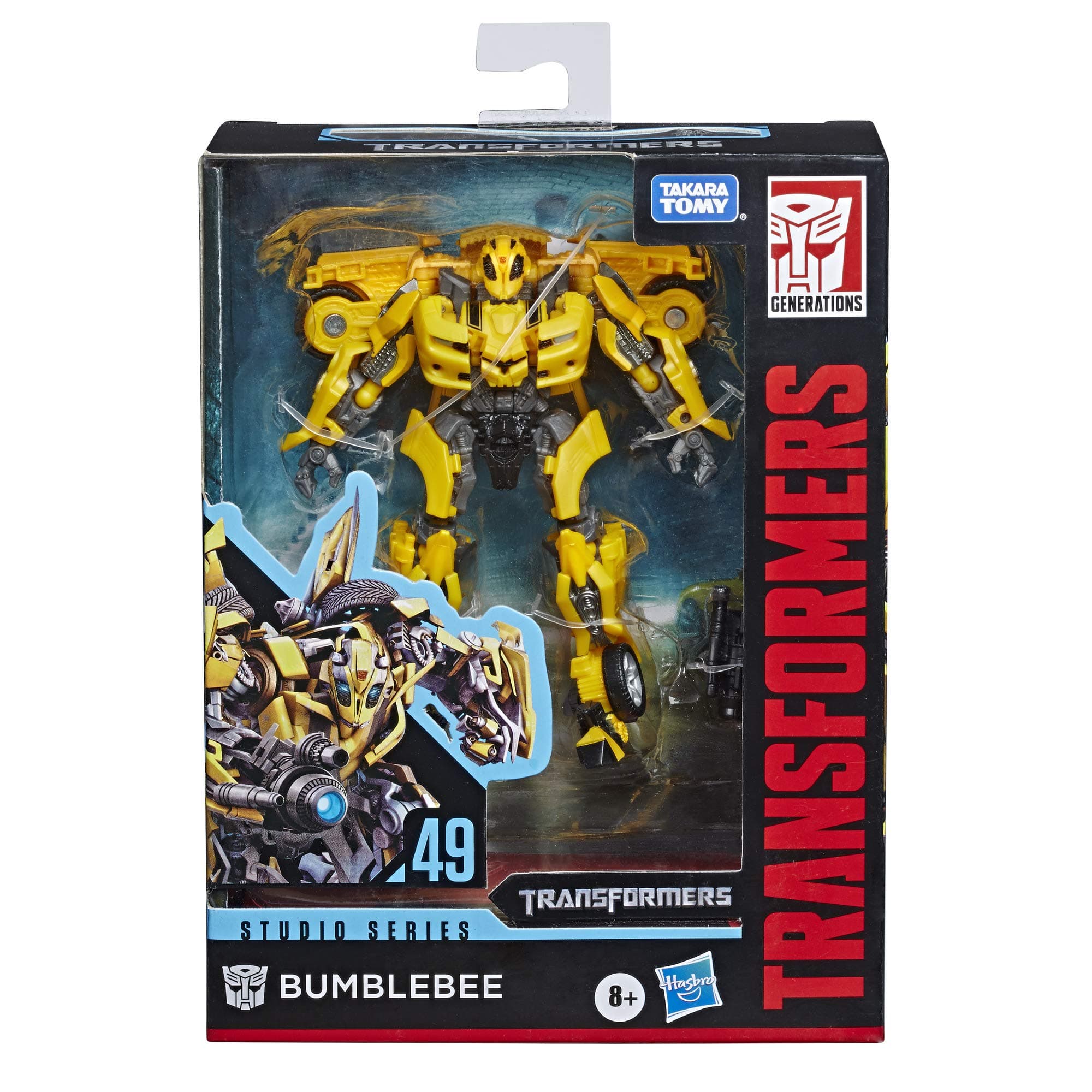 Toys Studio Series 49 Deluxe Class Transformers: Movie 1 Bumblebee Action Figure - Kids Ages 8 and Up, 4.5-inch