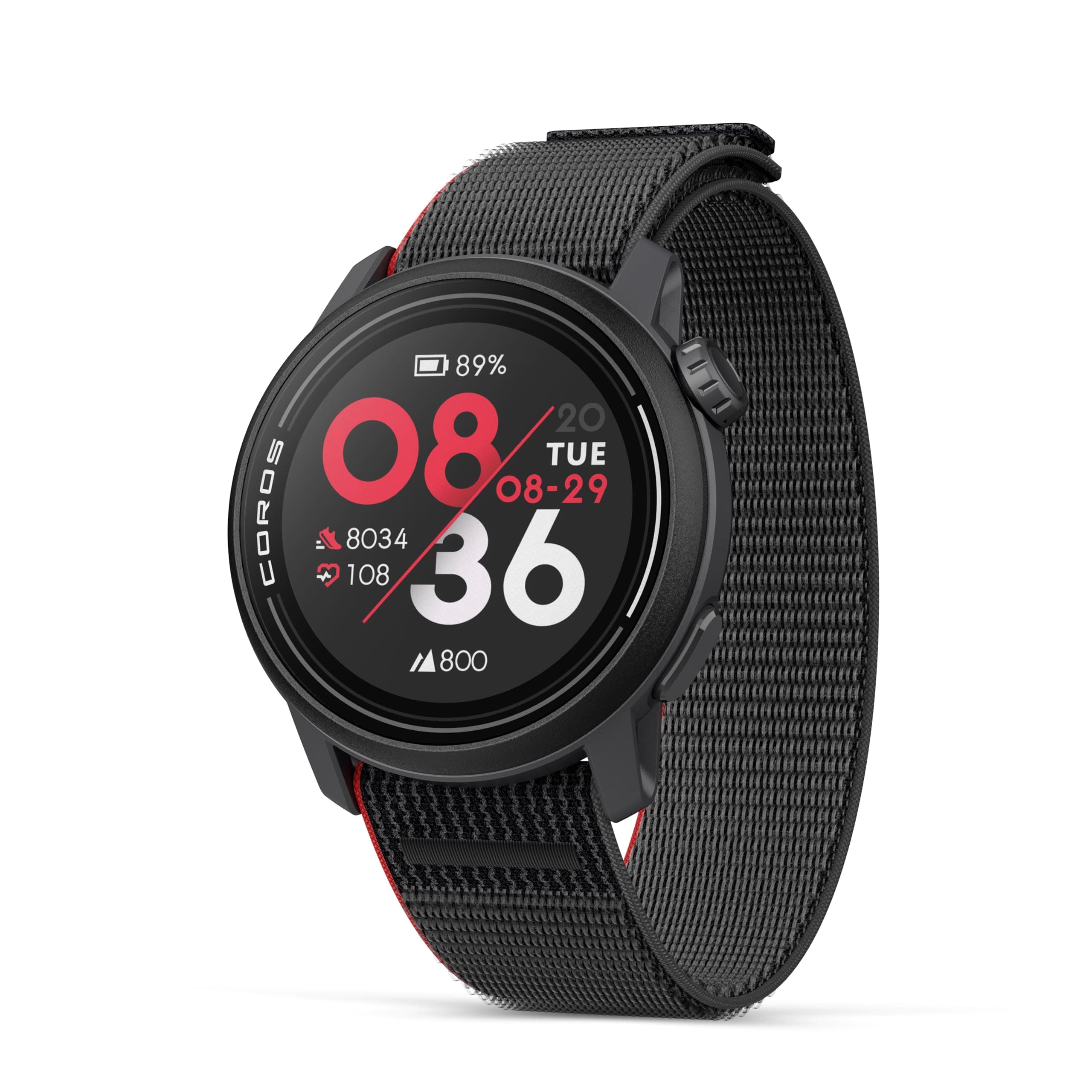 PACE 3 GPS Sport Watch, Lightweight Running Watch, 17-Day Battery Life, Accurate GPS, Heart Rate Monitor, Navigation, Sleep Tracking, Training Plan, Run, Bike, and Ski (Ink Nylon)