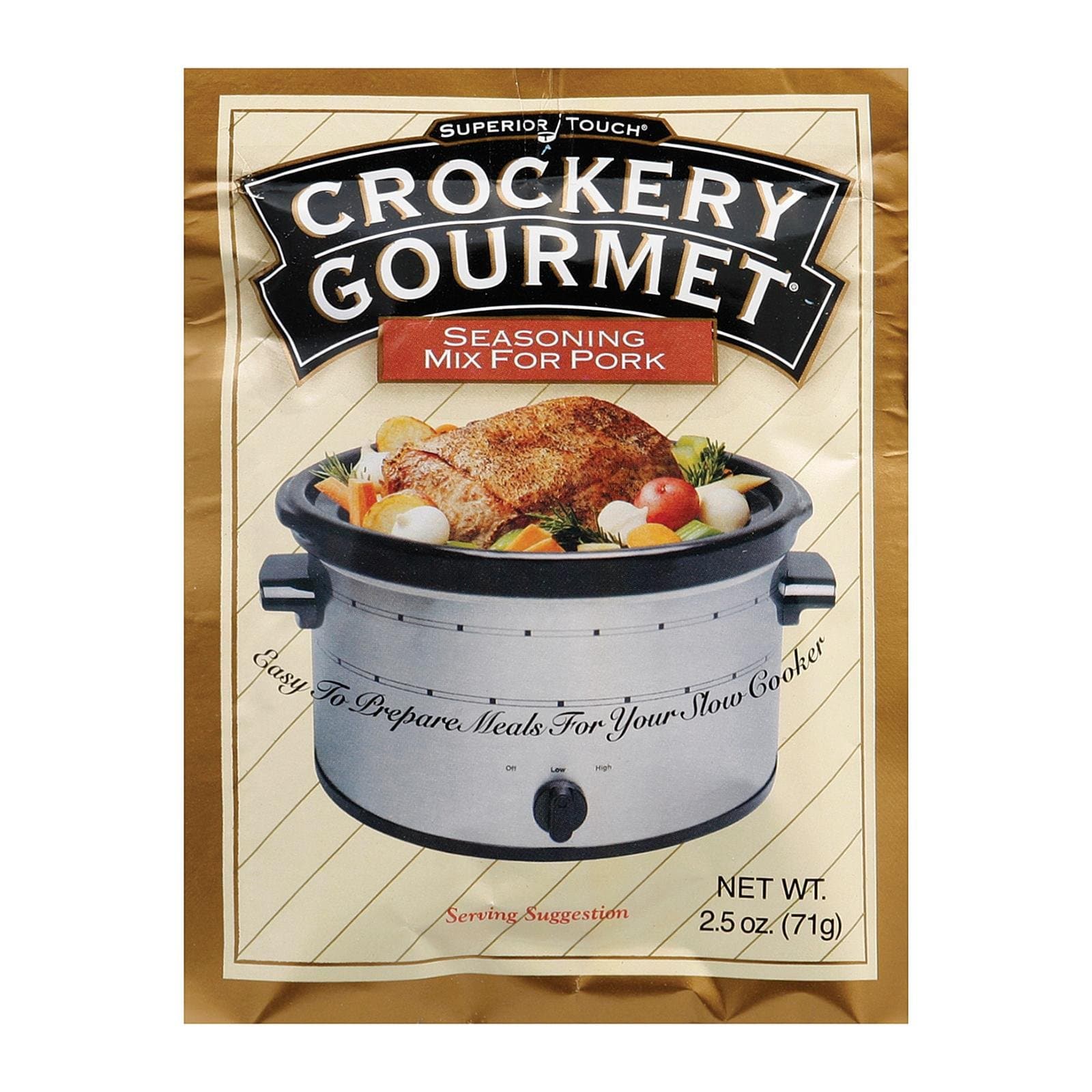 Crockery Gourmet Seasoning Pork, 2.5 oz