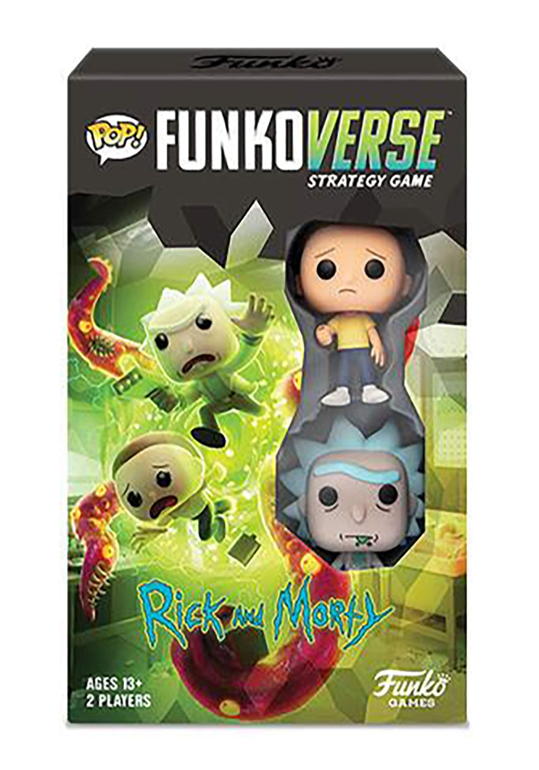 Funko Pop! - Funkoverse Strategy Game: Rick & Morty #100 - Expandalone, Multicolor