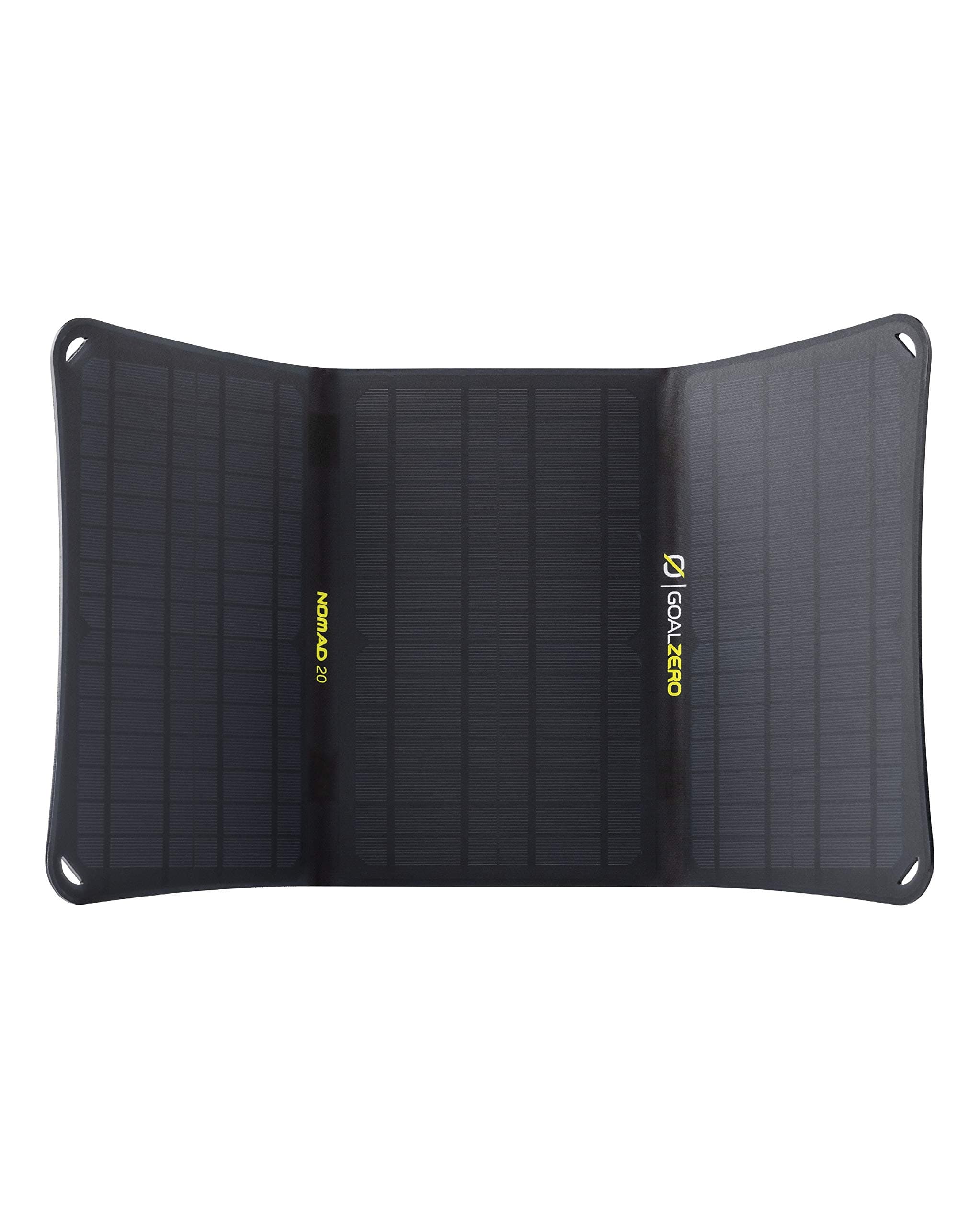 Goal Zero Nomad 20, Foldable 20W Monocrystalline Solar Panel with 8mm + USB Port, Portable Solar Charger - Lightweight 18-22V with Adjustable Kickstand