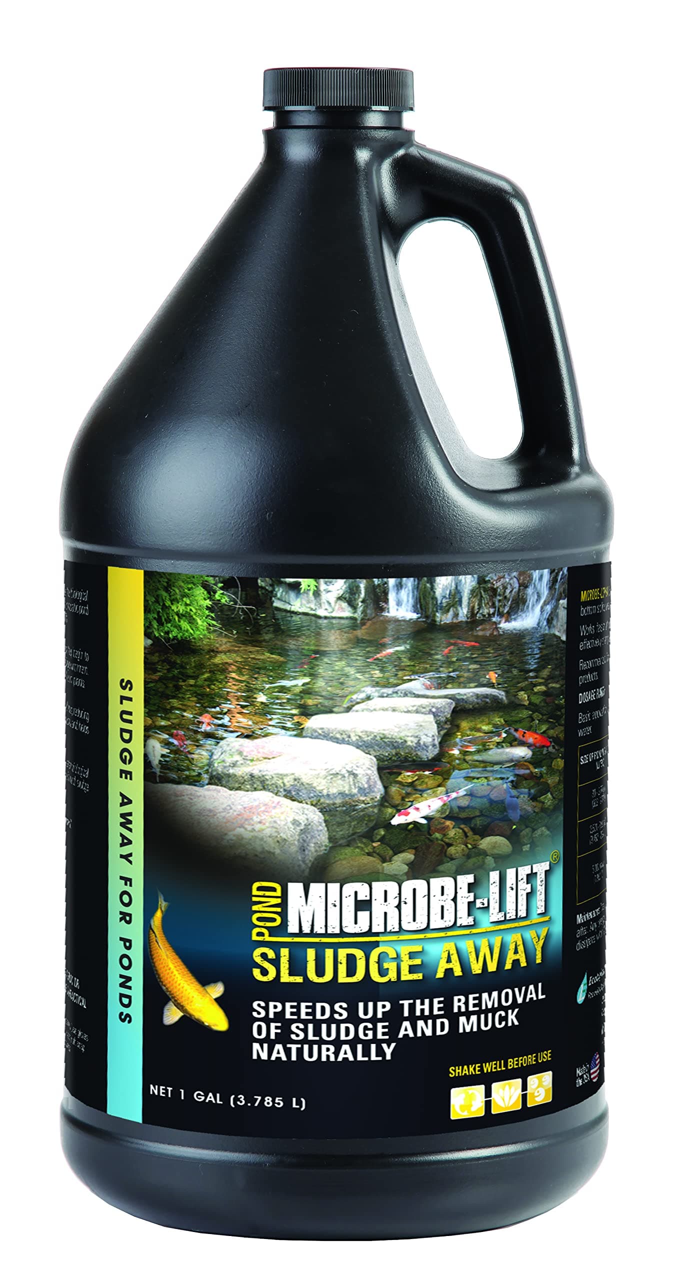 MICROBE-LIFT Eco Labs MLXSAG4 Liquid Sludge Away Gallon,Brown/A
