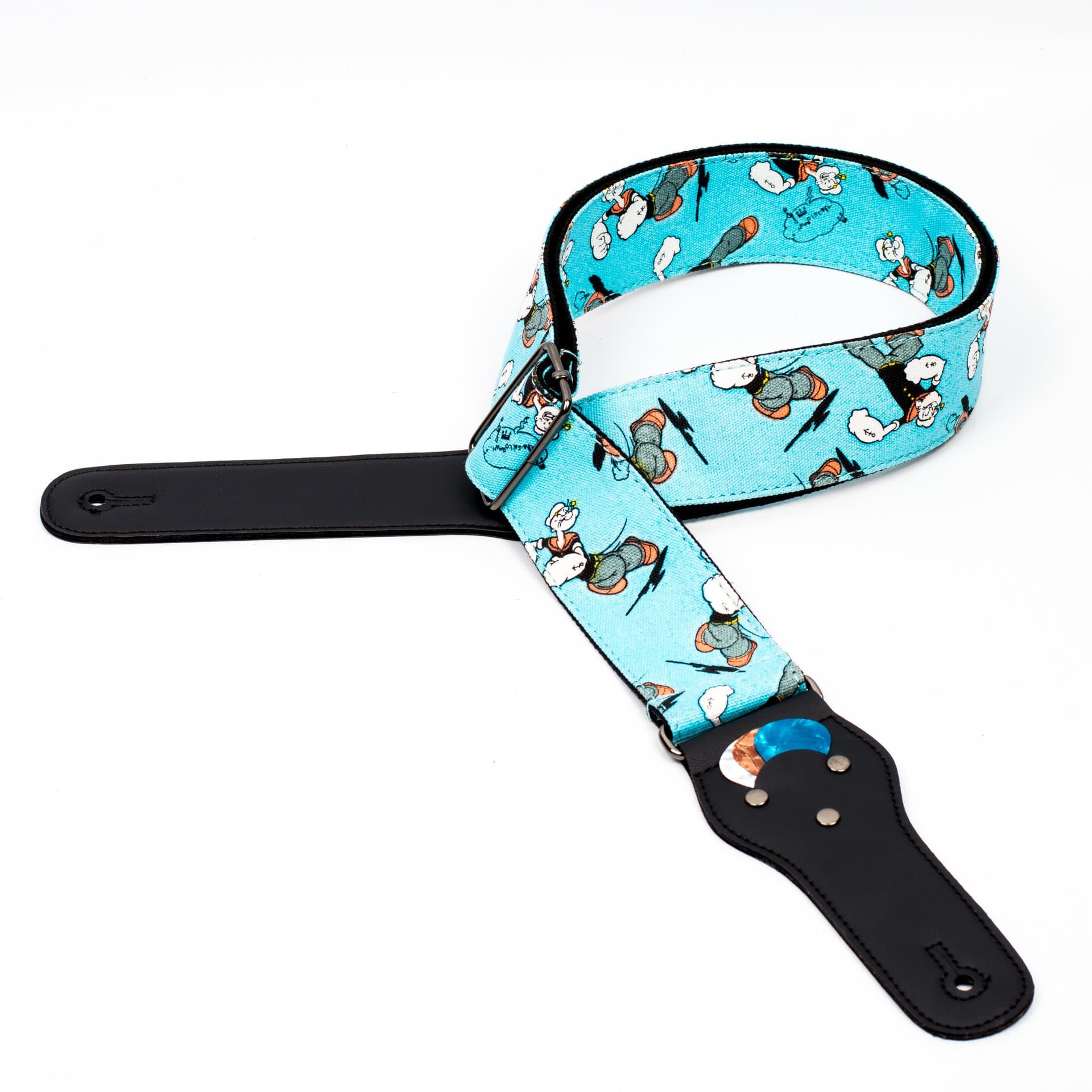 Correa para guitarra de algodón Puro de 6,3 cm de ancho