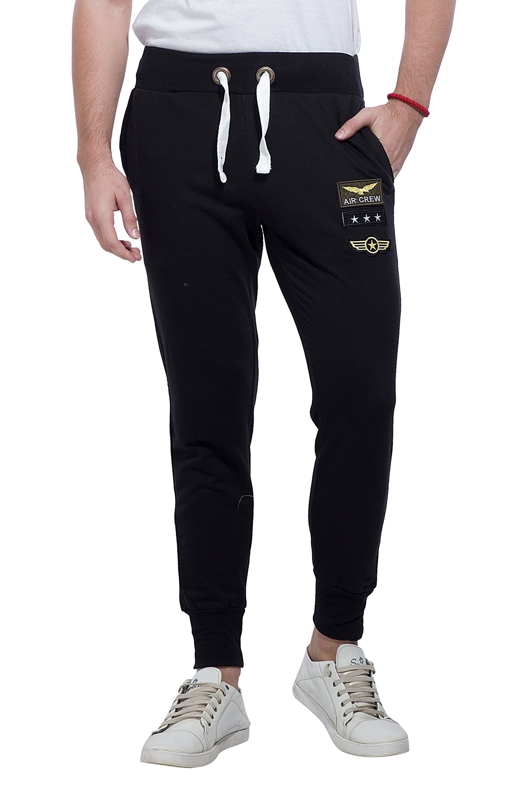 Alan Jones Clothing Men's Slim Fit Mid Rise Track Pant
