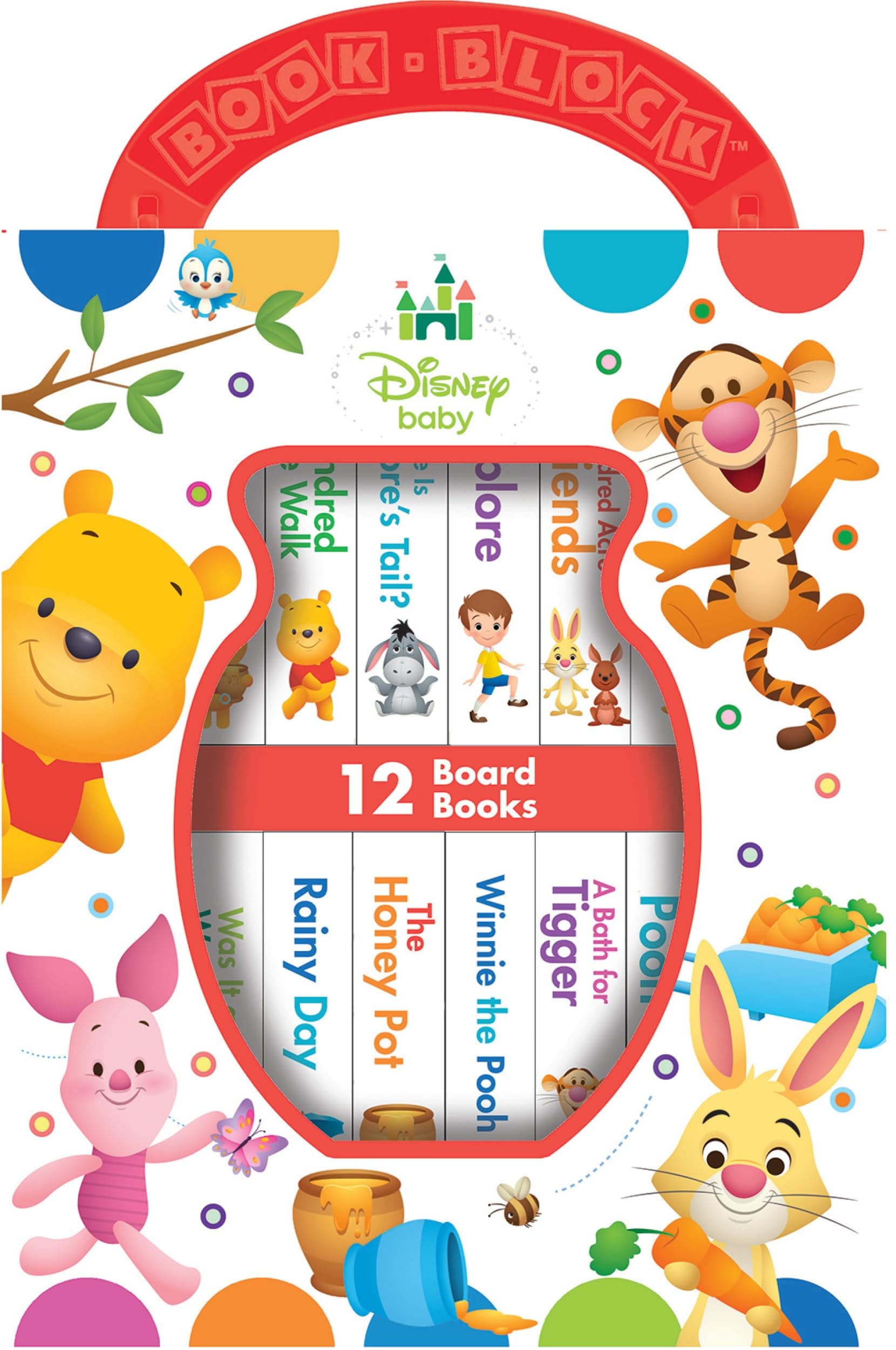 Disney Baby - Winnie the Pooh - My First Library Board Book Block 12-Book Set...