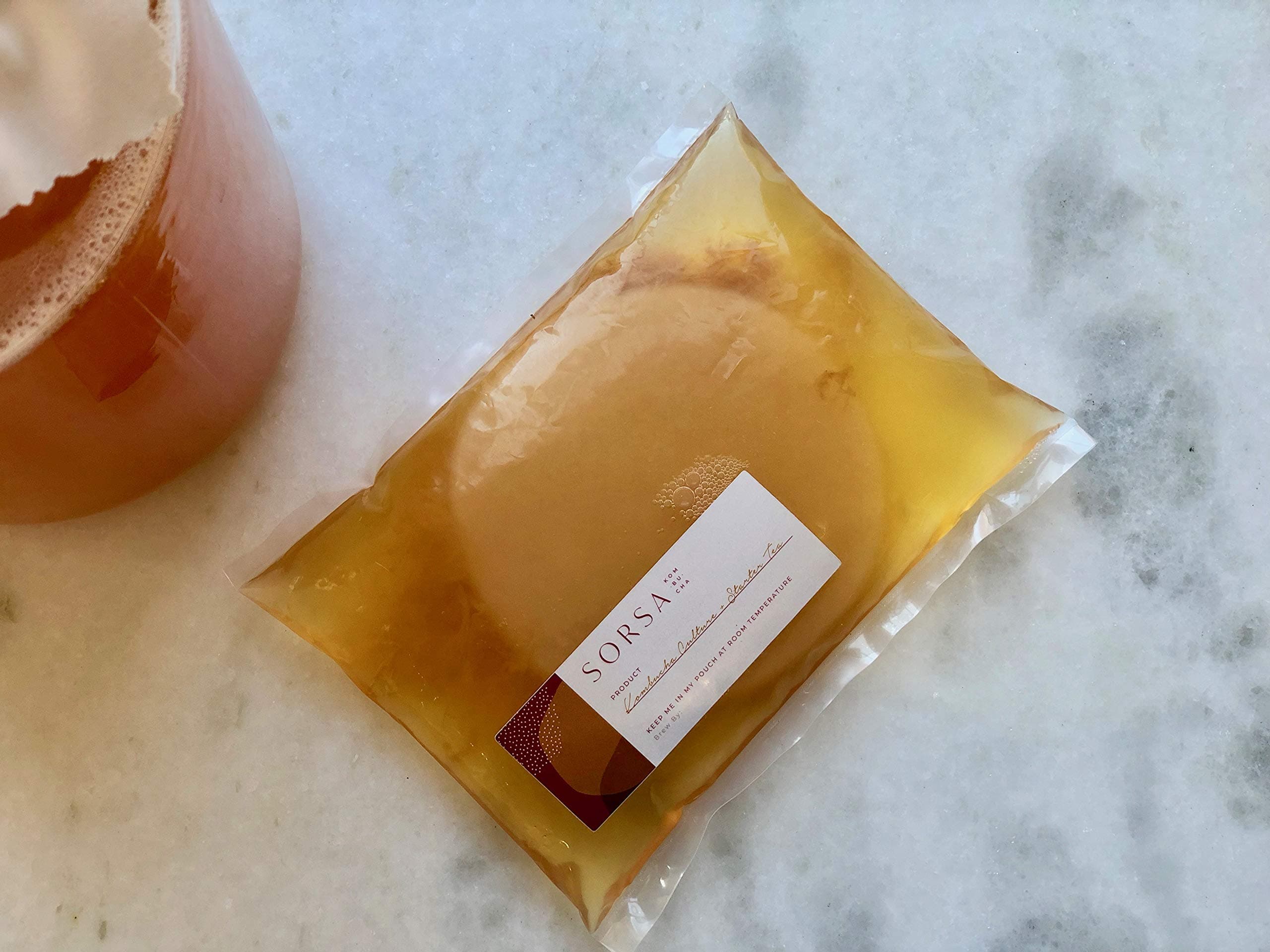 Sorsa Kombucha Living SCOBY and Starter Tea - Makes 4L