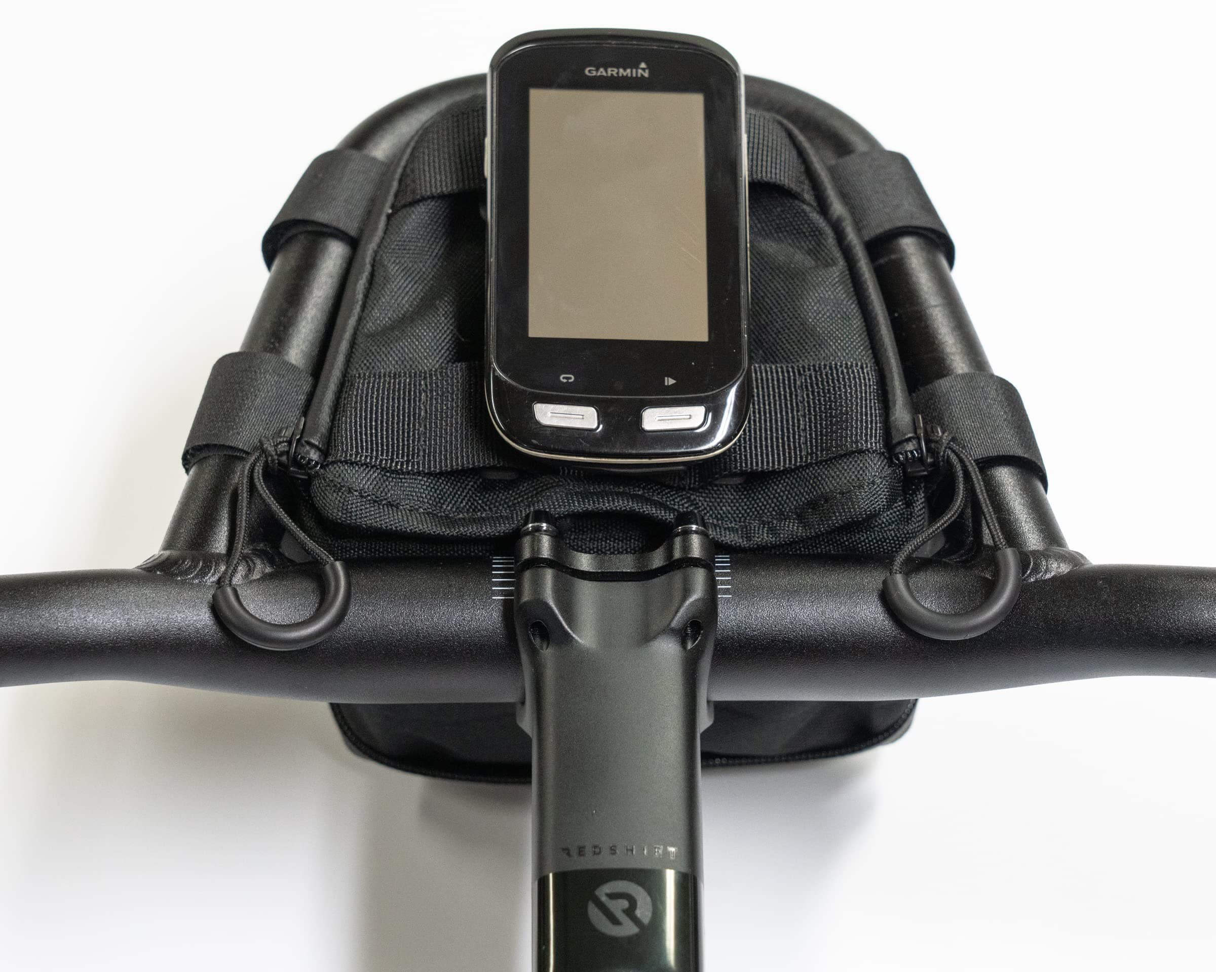 REDSHIFTBike Computer Mount for Kitchen Sink Handlebar Bag - Compatible with Garmin GPS Bike Computers