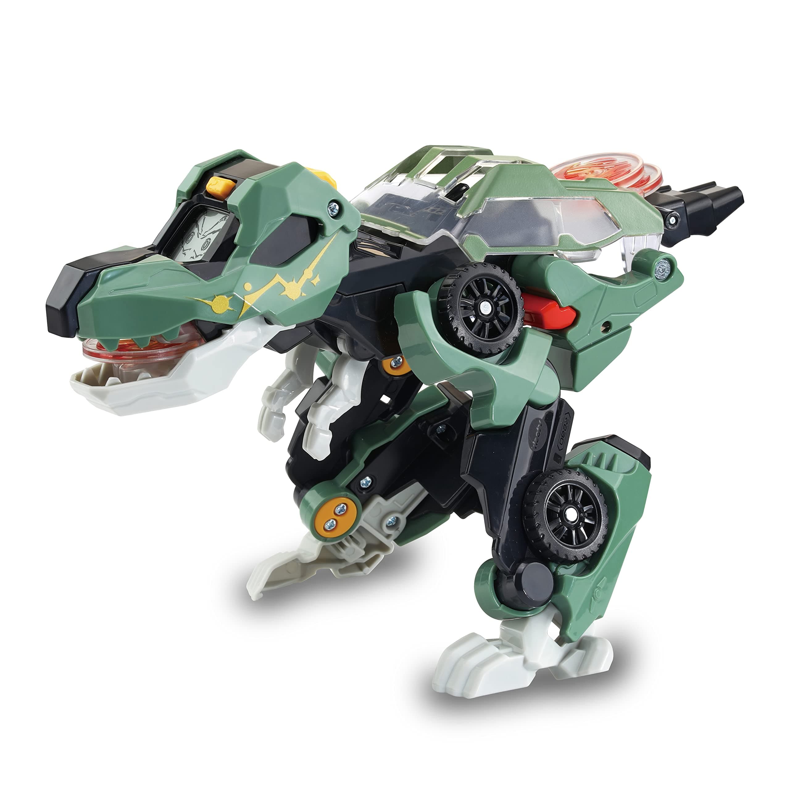 VTech Switch and Go Dinos Launcher T-Rex - Dino Car Transformer - 2-in-1 Toy with Sound and Light Effects - With Launcher - For Children Aged 3-8 Years