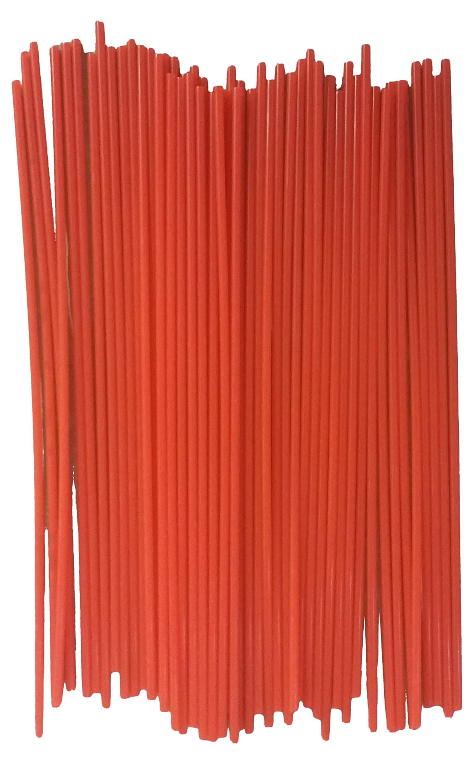 (50 Pack) Aerosol Spray Can Red Plastic Straws - Tip Extension Tubes for Automotive Lubricant, Cleaner, Penetrating Oil