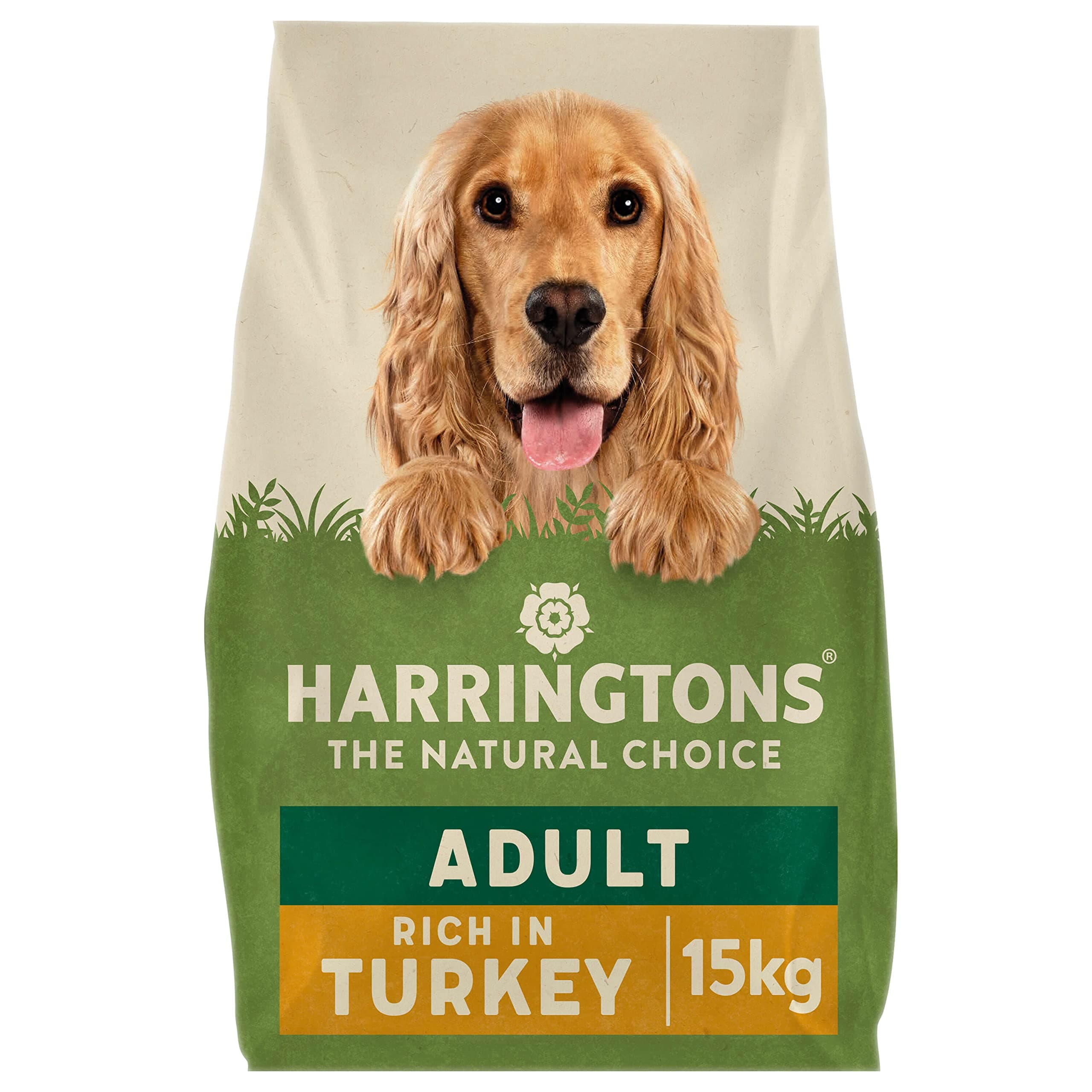 Complete Dry Adult Dog Food Turkey & Veg 15 kg - Made with all Natural Ingredients
