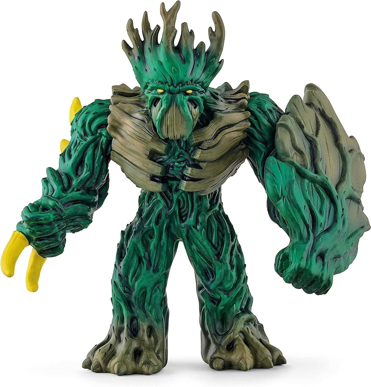 Eldrador Creatures - 6” Jungle Emperor Action Figure with Movable Arms and Shield - Tree Beast Toy with Rotating Head - Large Fantasy Monster Figurine for Battle Play - Kids 7+ | 70151