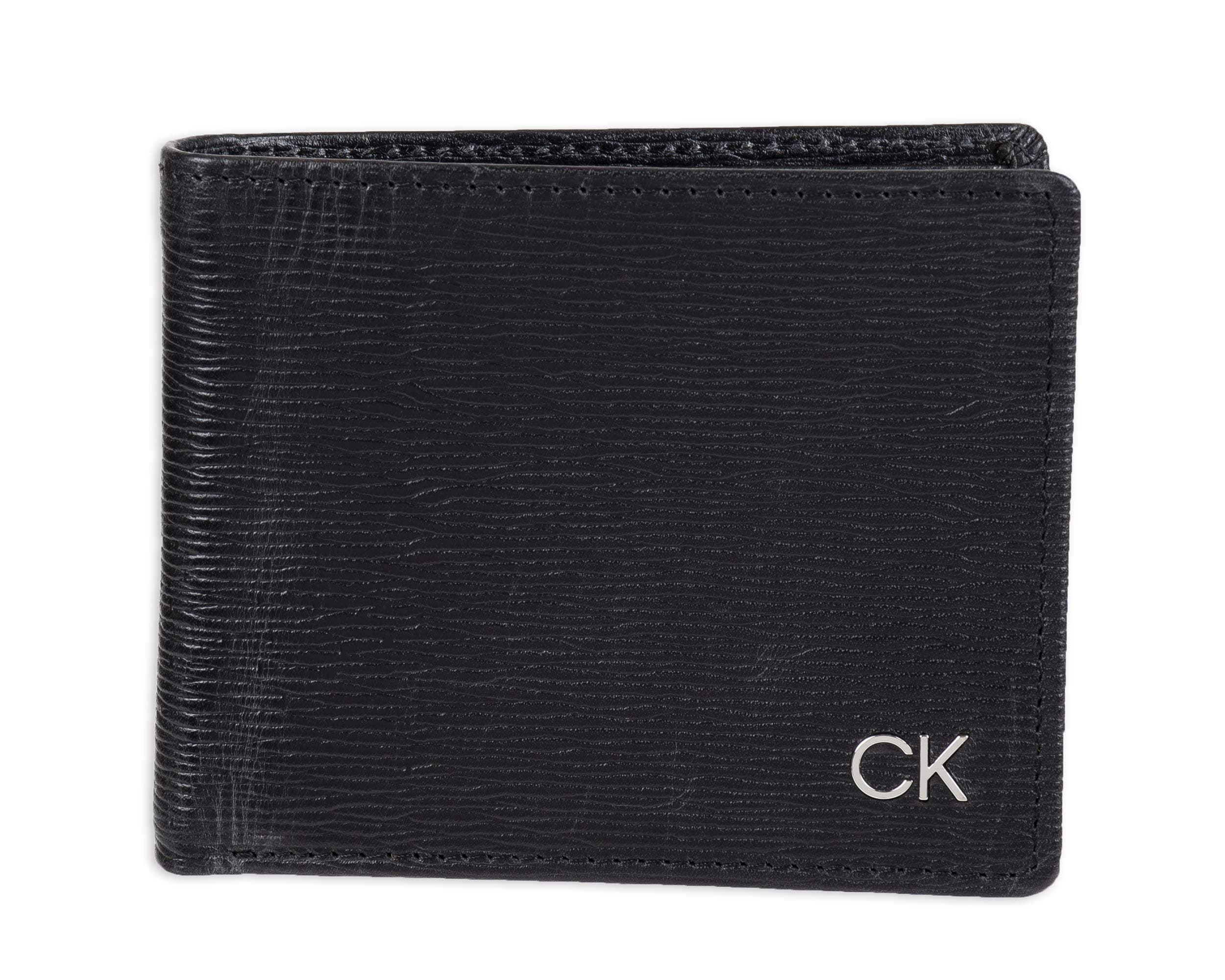 Calvin Klein Men's Leather RFID Minimalist Bifold Wallet