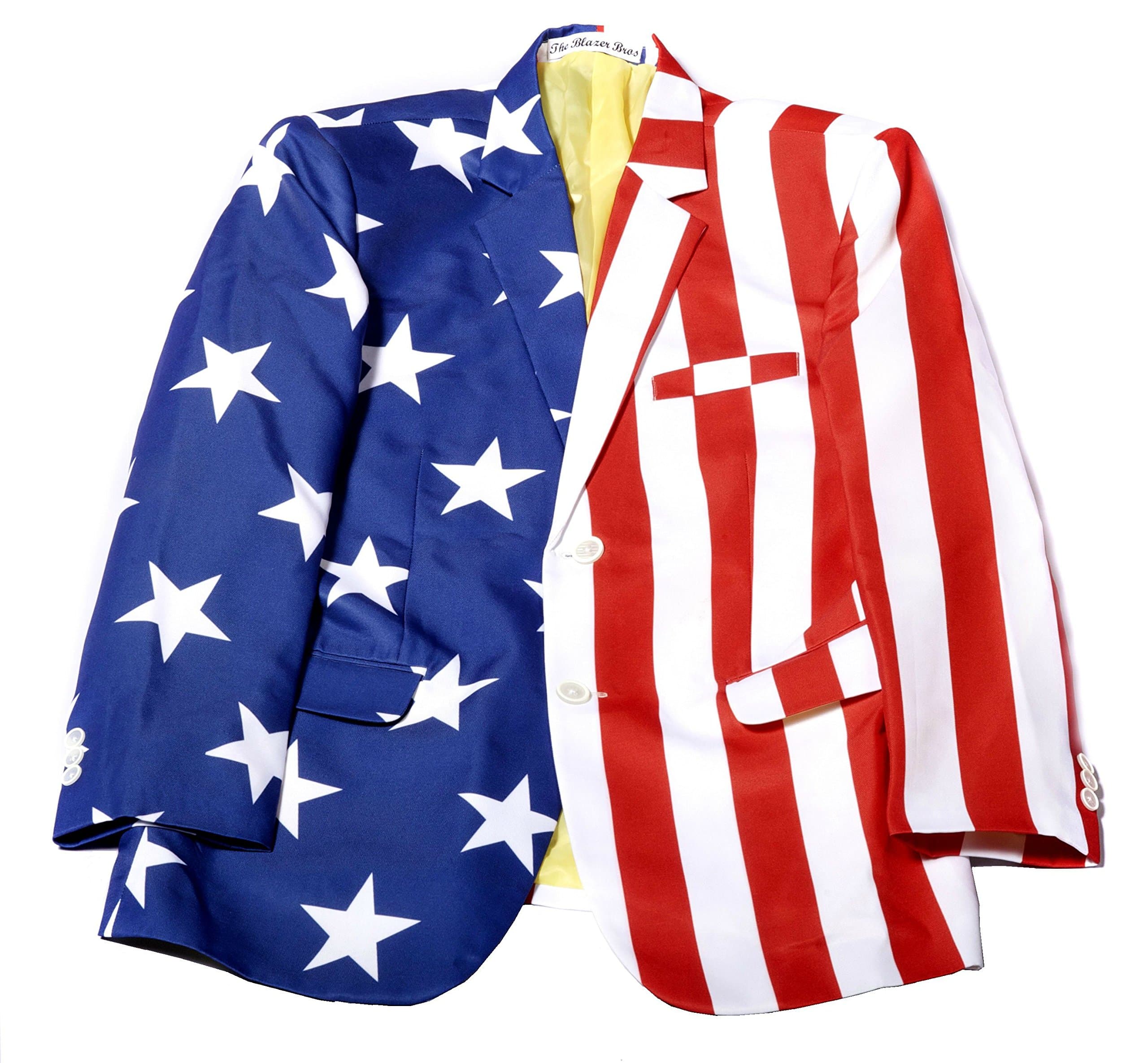 The Blazer Bros Men's American Flag Blazer