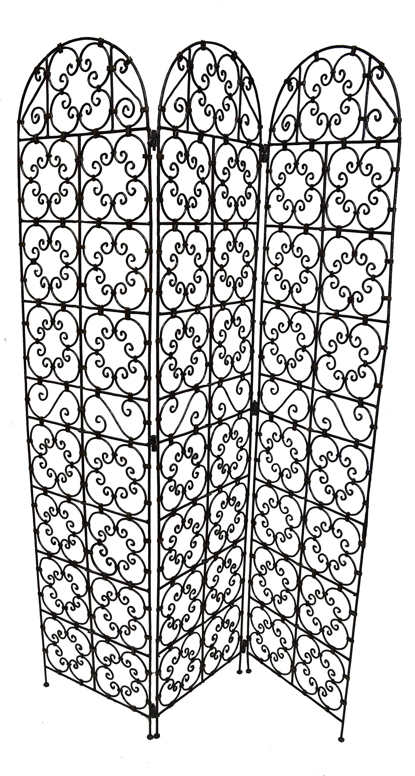 Moroccan Room Divider Screen Wrough Iron Metal Separated Separation Partition Medium