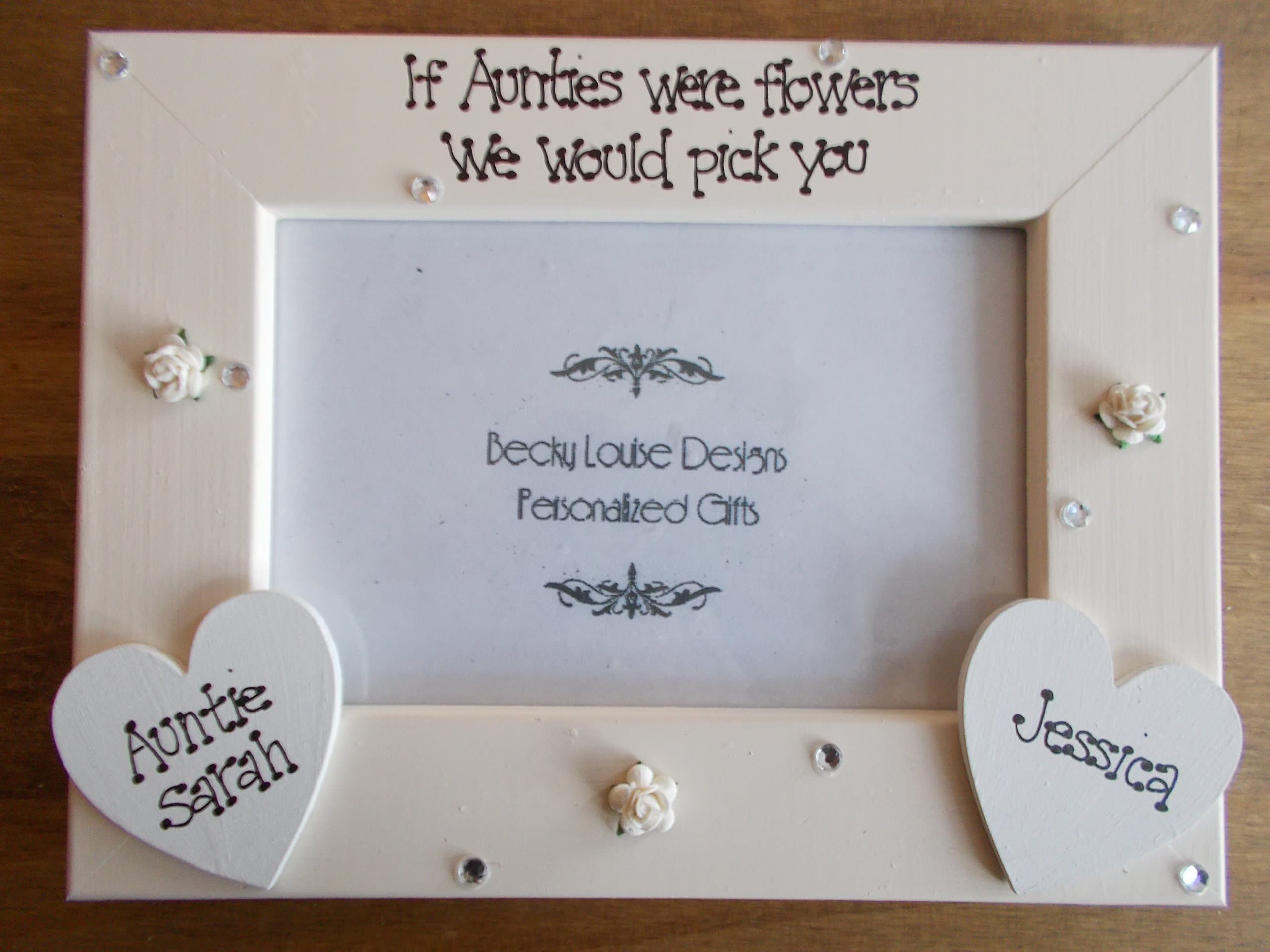 Becky Louise Designs Personalised Auntie Photo Frame 6x4