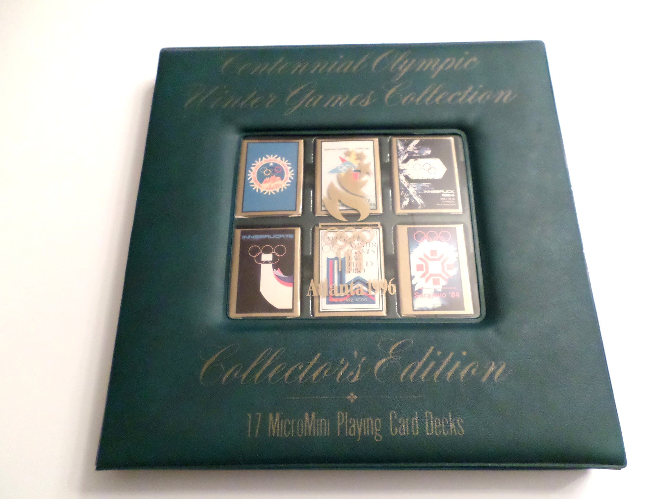 Centennial Olympic Winter Games Collector's Edition Playing Cards 17 MicroMini Decks 1996