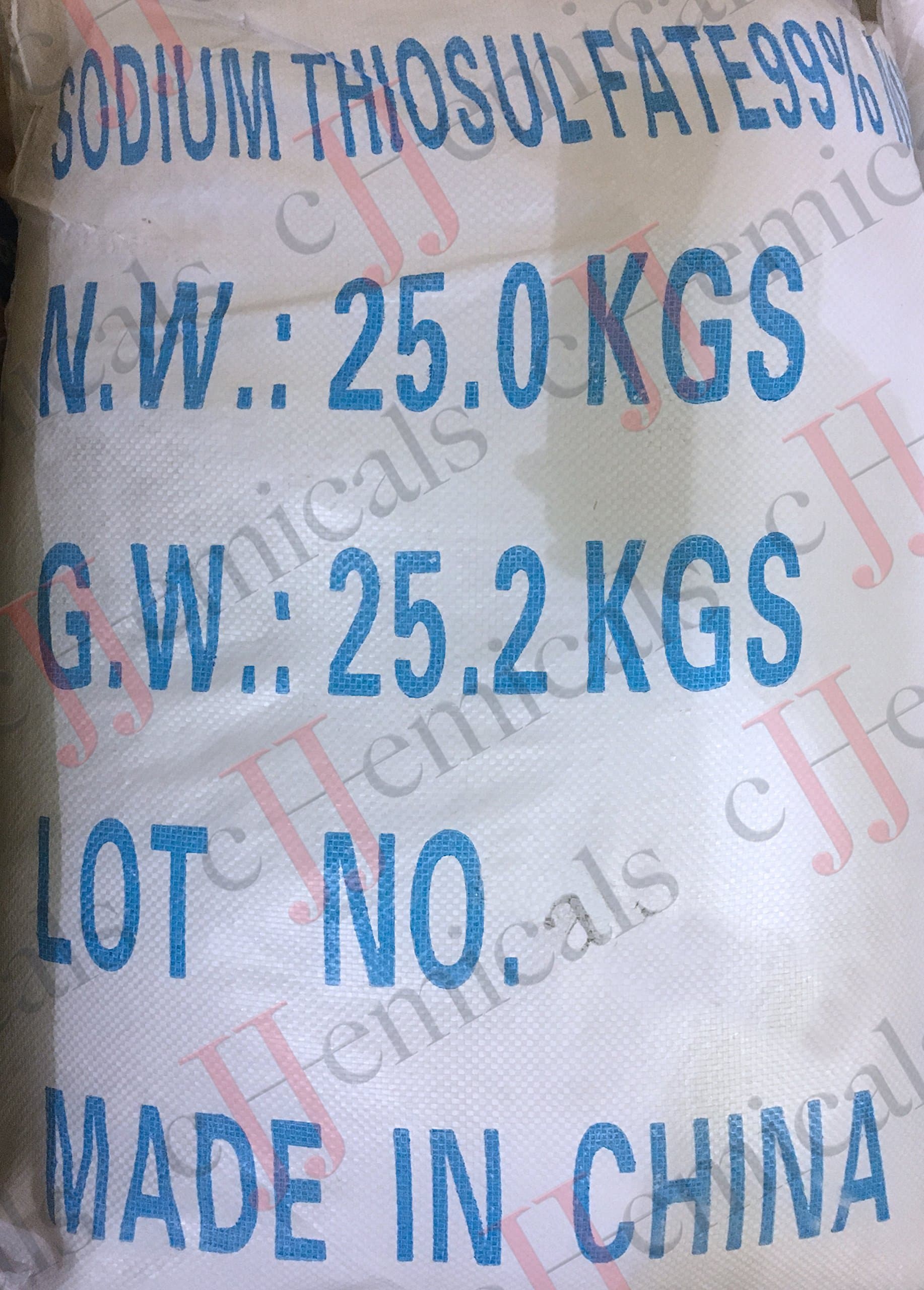 Sodium Thiosulfate" Na2SO3 5H2O" Minimum 99% Purity! 55LB (25KG) Bag!
