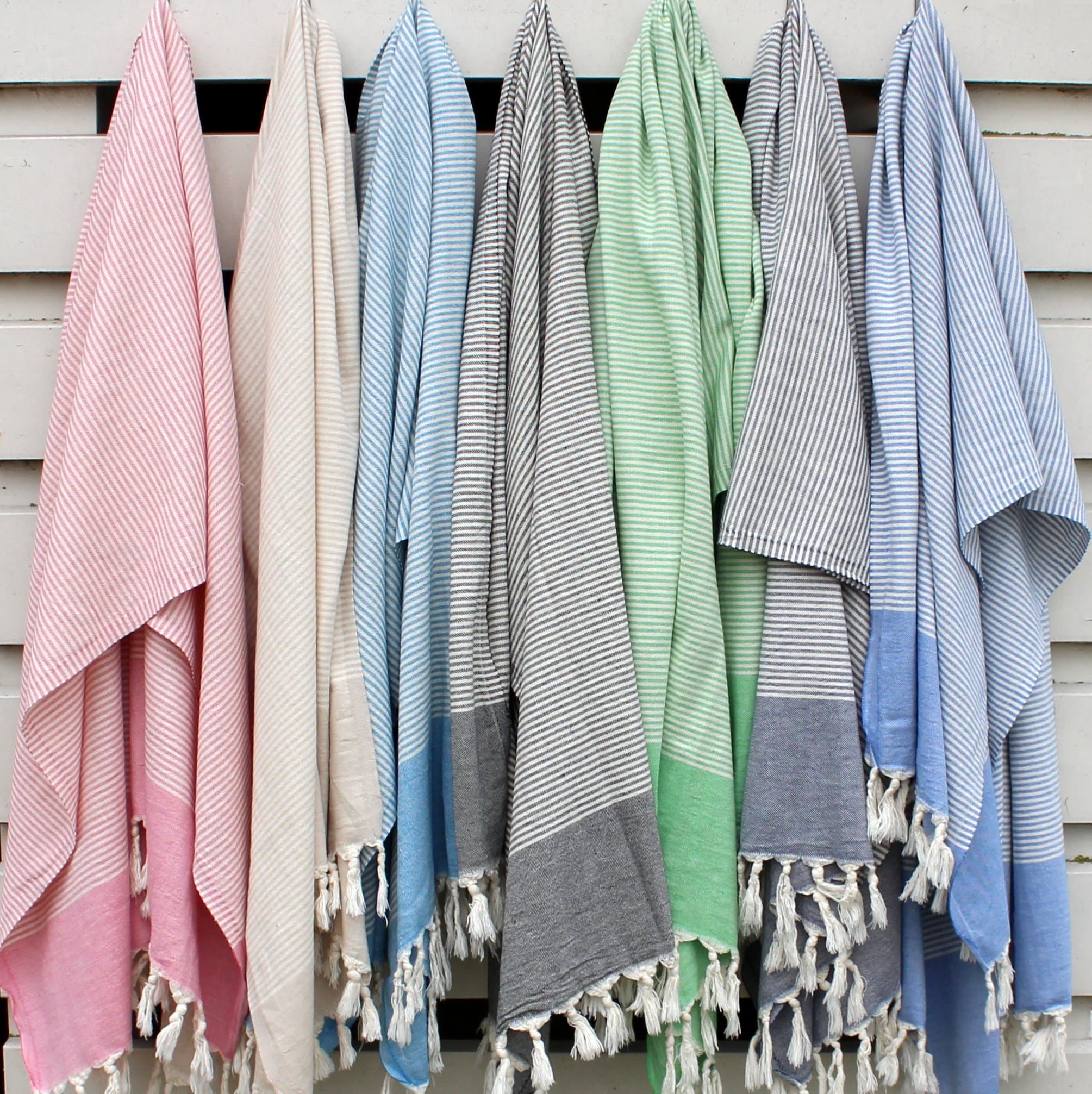 TRAVELER Pestemal Turkish Beach Bath Towel - OEKO-TEX Standard Certificat - 100% best cotton - Prewashed Peshtemal towels (Petrol Green)