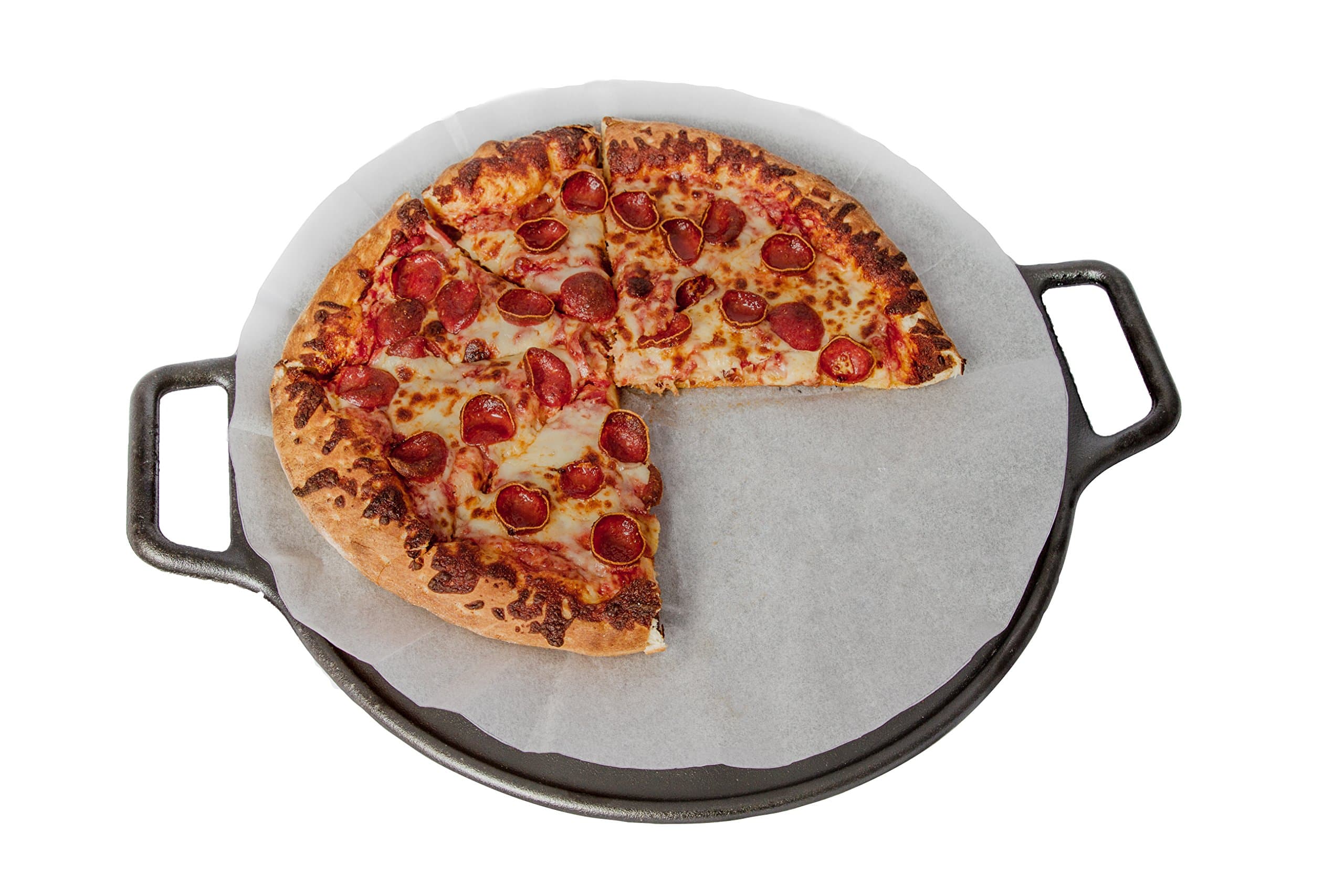 Pizza Parchment Paper Liners, 15 inches, 20 Pack. By Campfire Pros