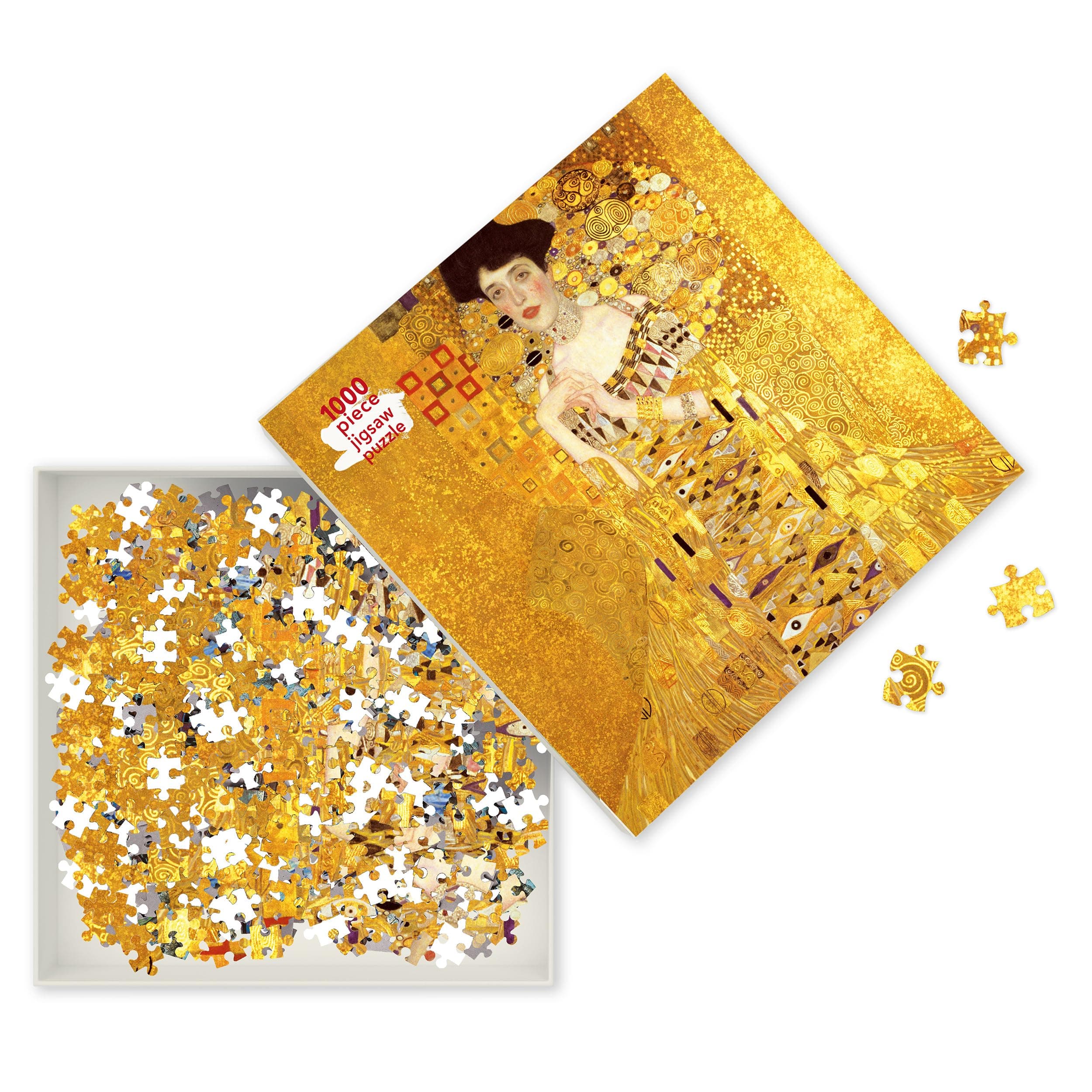 Adult Jigsaw Puzzle Gustav Klimt: Adele Bloch Bauer: 1000-Piece Jigsaw Puzzles