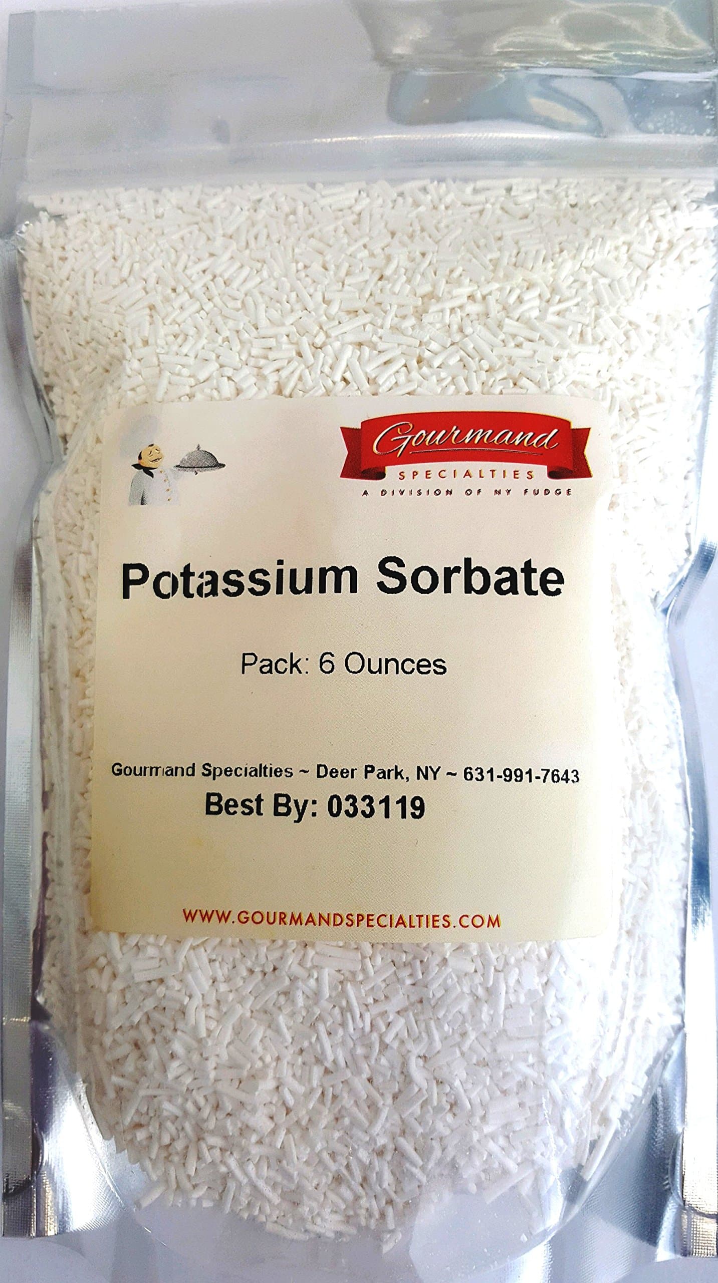 Gourmand Specialties Potassium Sorbate - 6oz Bag