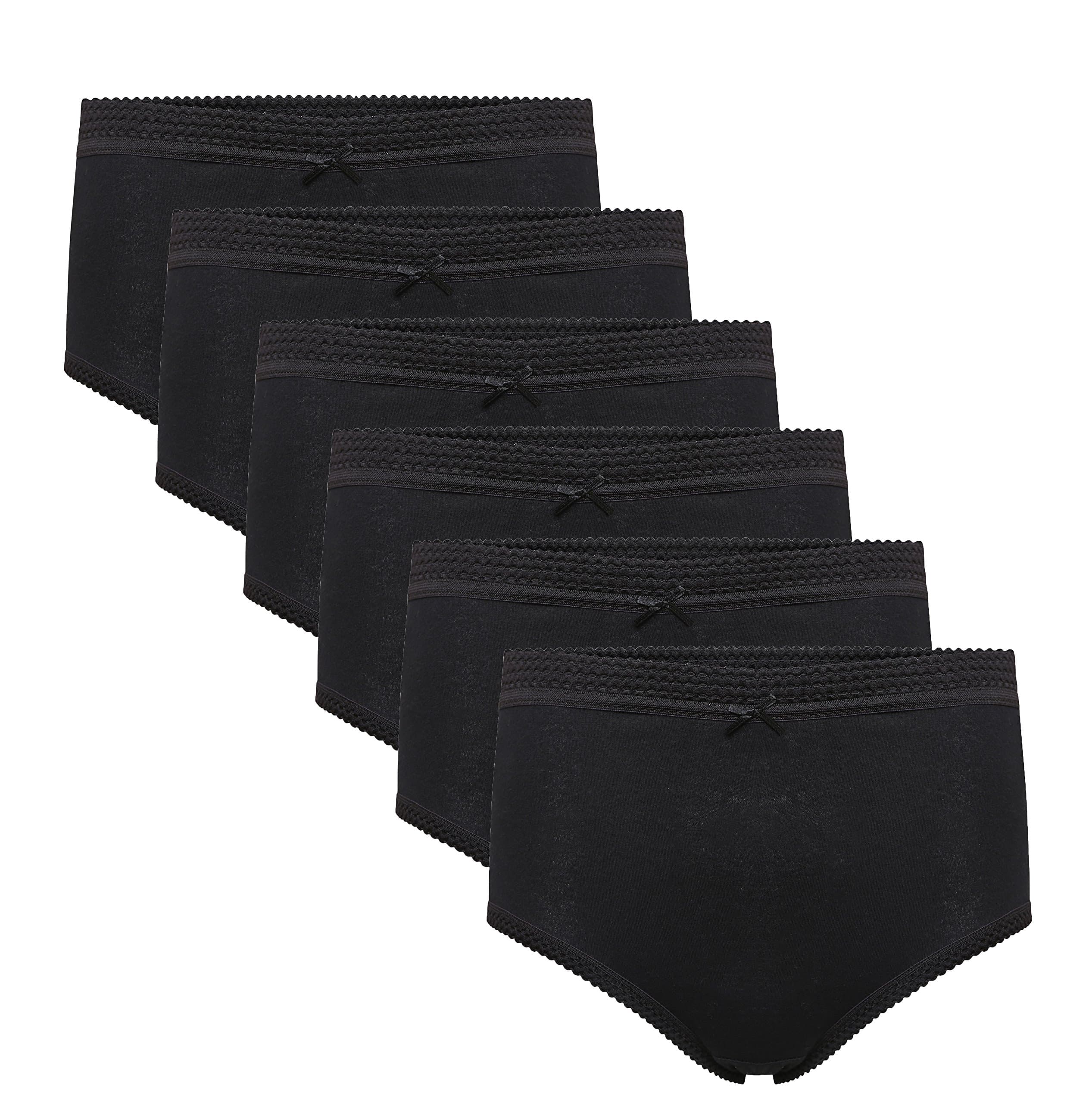 Ladies Briefs Maxi, 100% Cotton Full Comfort Fit Underwear