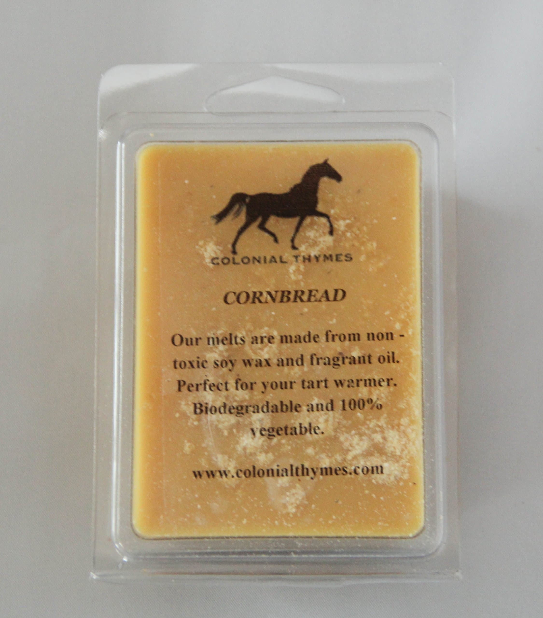 Colonial Thymes Cornbread Scented~Clamshell Soy Wax Melts