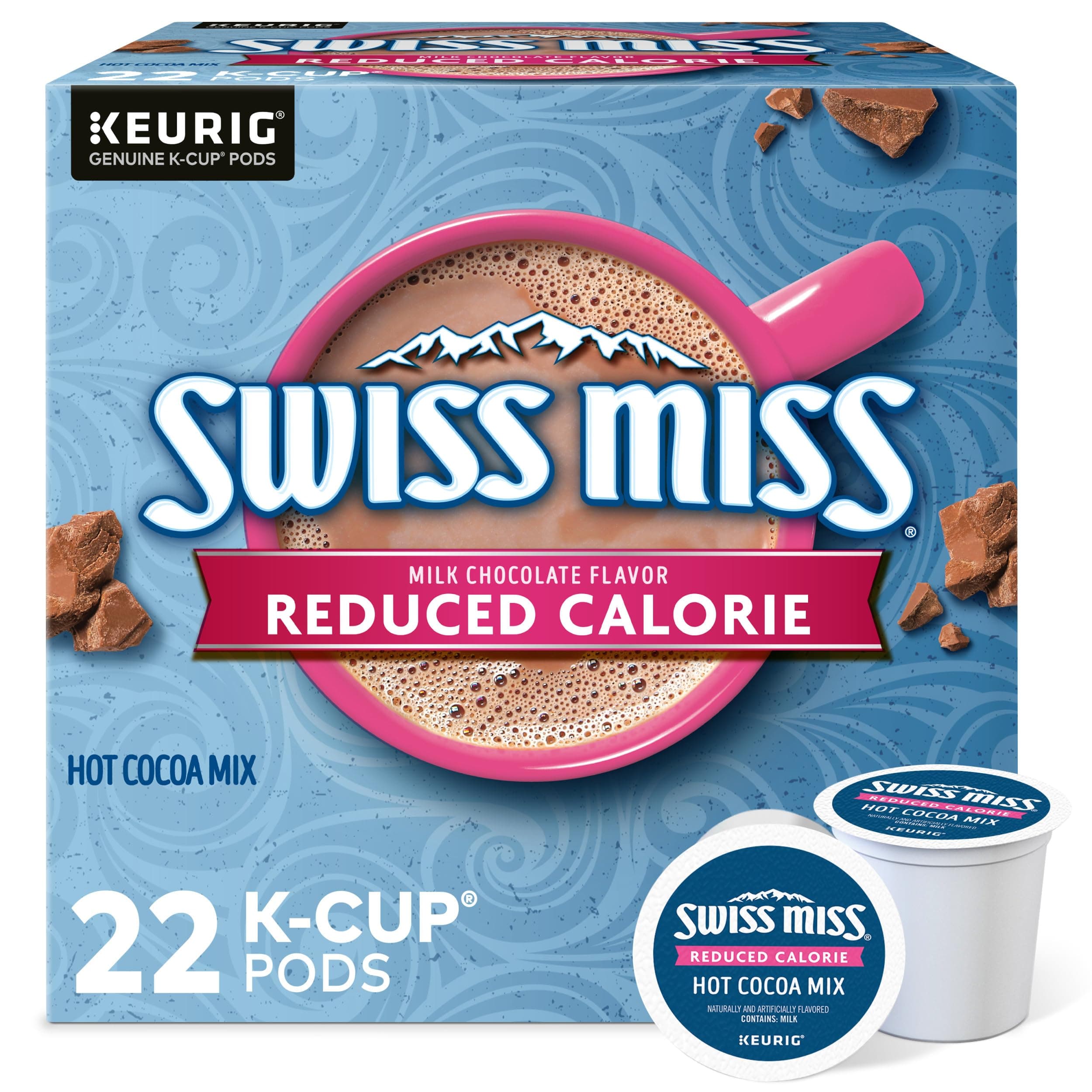Hot Cocoa Single-Serve K-Cup, Reduced Calorie, Box of 22