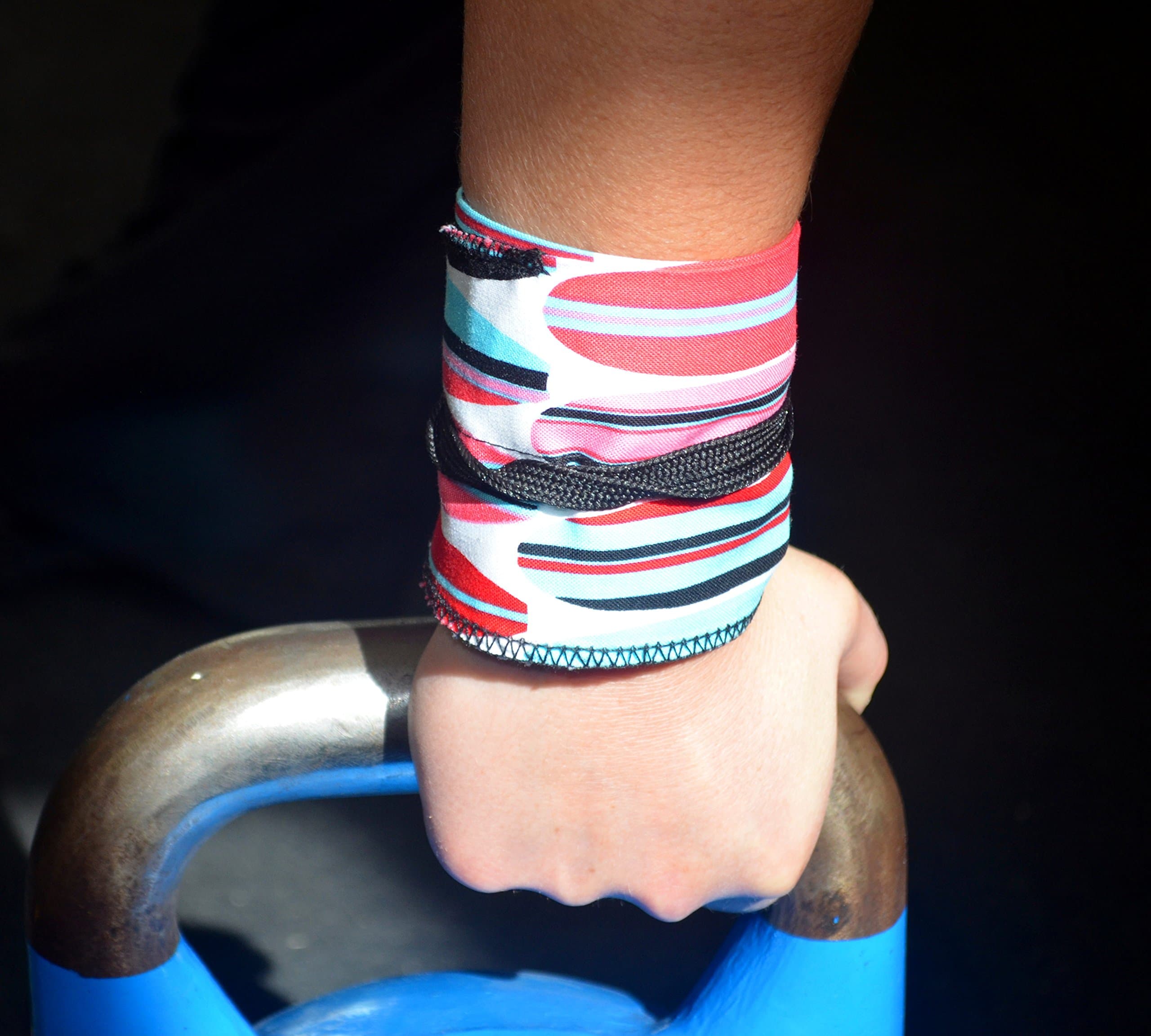 Adjustable Wrist Wraps by LiftHeavies - Made in USA - Many Colors - Set of 2 - Best Wrist Wraps for WODs, Functional Fitness, Gymnastics & Weightlifting