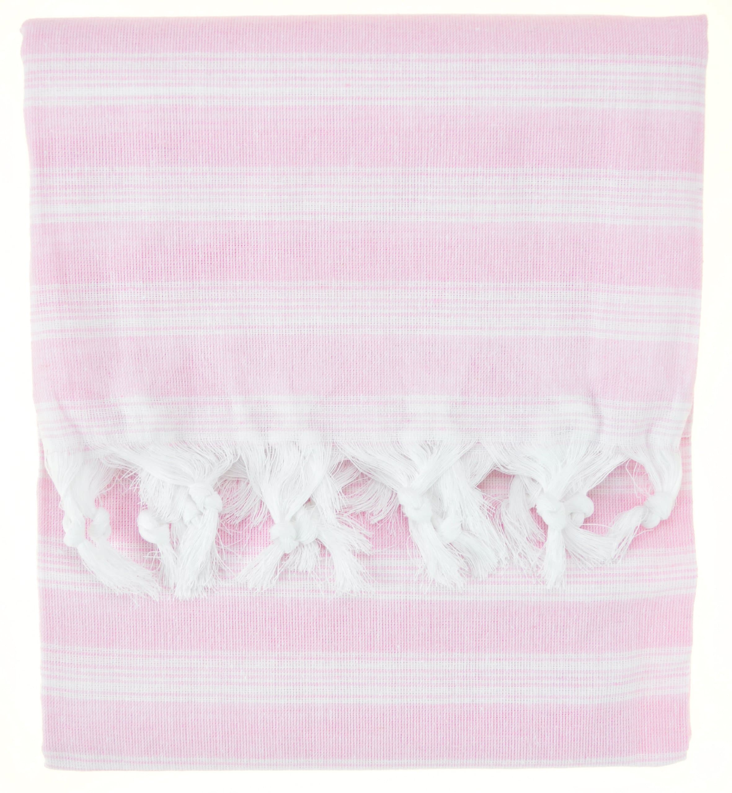 Two Towels, Pack of 2 Hamams, Baby Pink, Pestemal for the gym or beach, Hammam for yoga or spa or Fouta for the sauna or pool towels