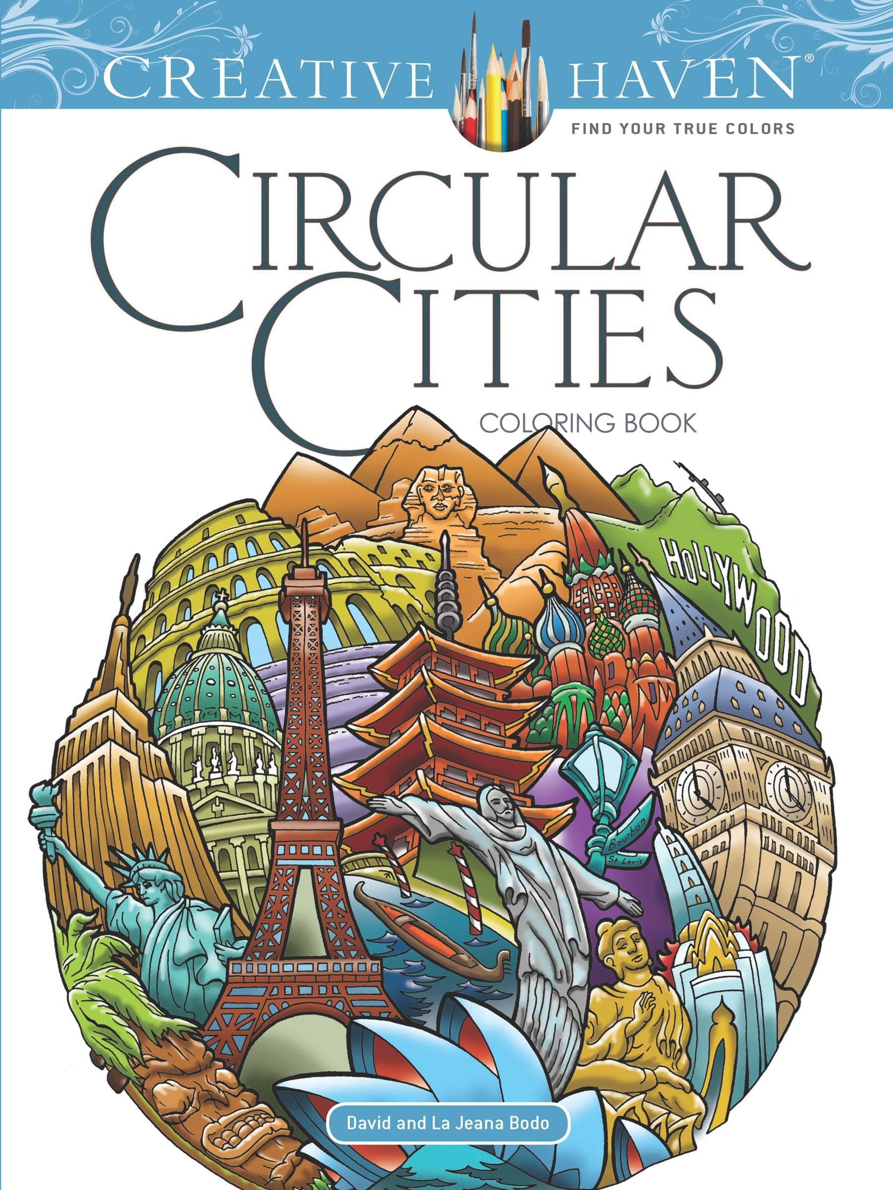 Dover Creative Haven Circular Cities Coloring Book