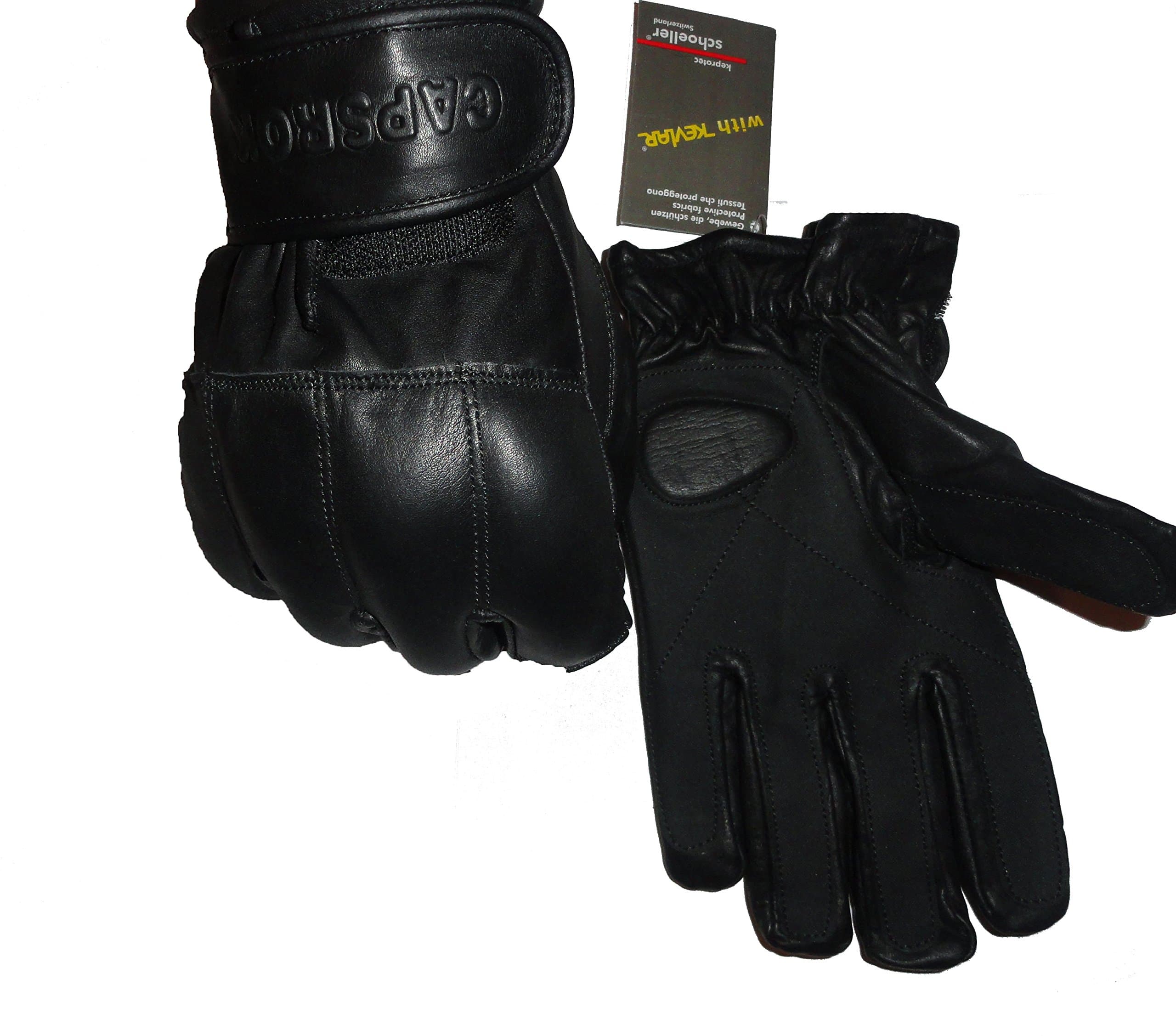POLICE Professional DOORMAN Flexible LEAD SHOT FILED KNUCKLE PROTECTION KEVLAR GLOVES