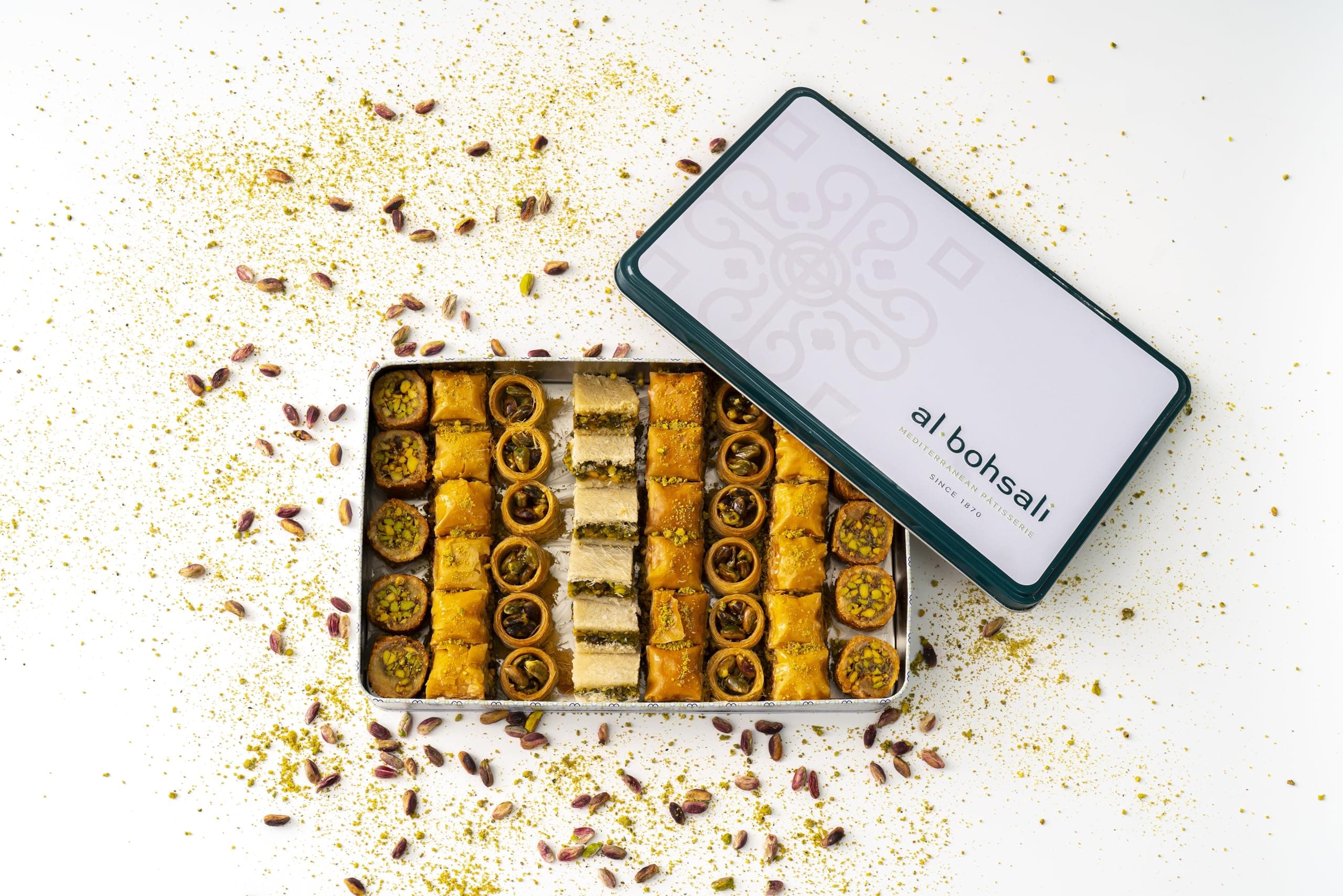 Pistachio Baklava Mix 46 Pieces