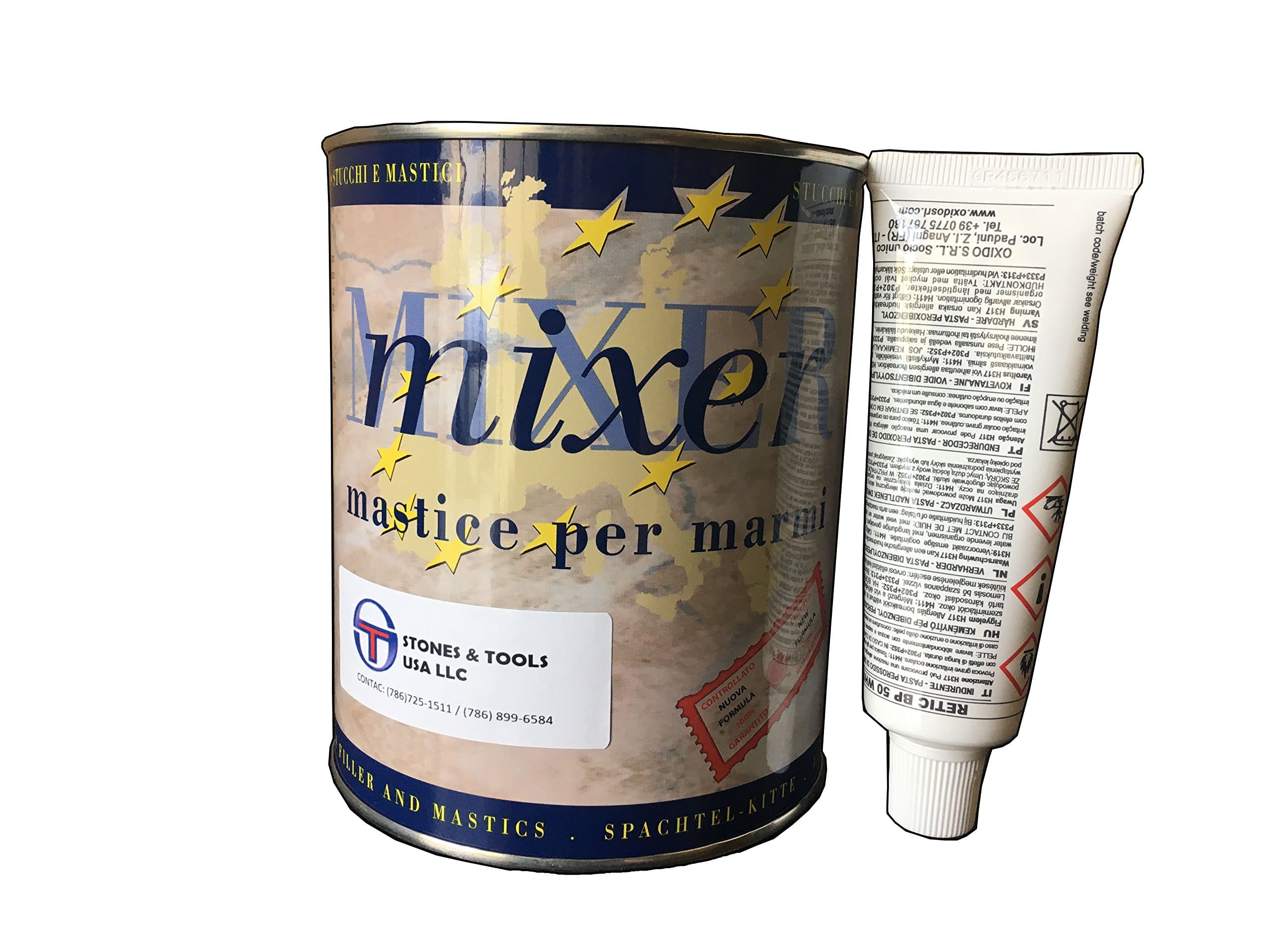 Adhesive Mastic Mixer Tixo Transparent Knife Grade Polyester Resin - 1 Liter