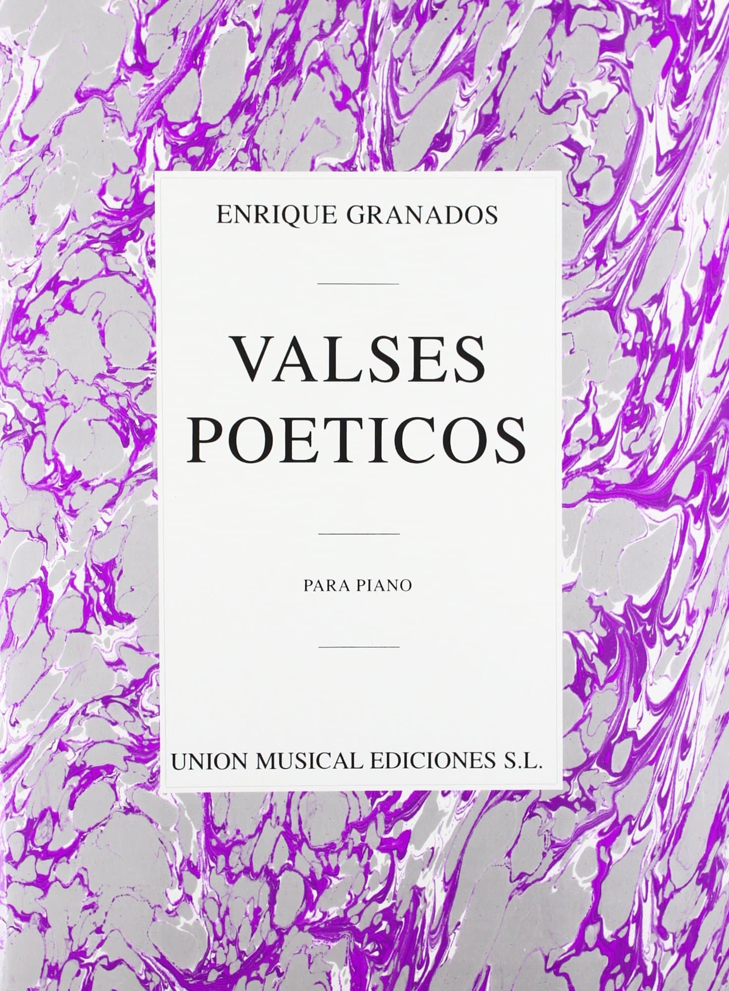 Enrique Granados: Valses Poeticos Paperback – February 1, 2004