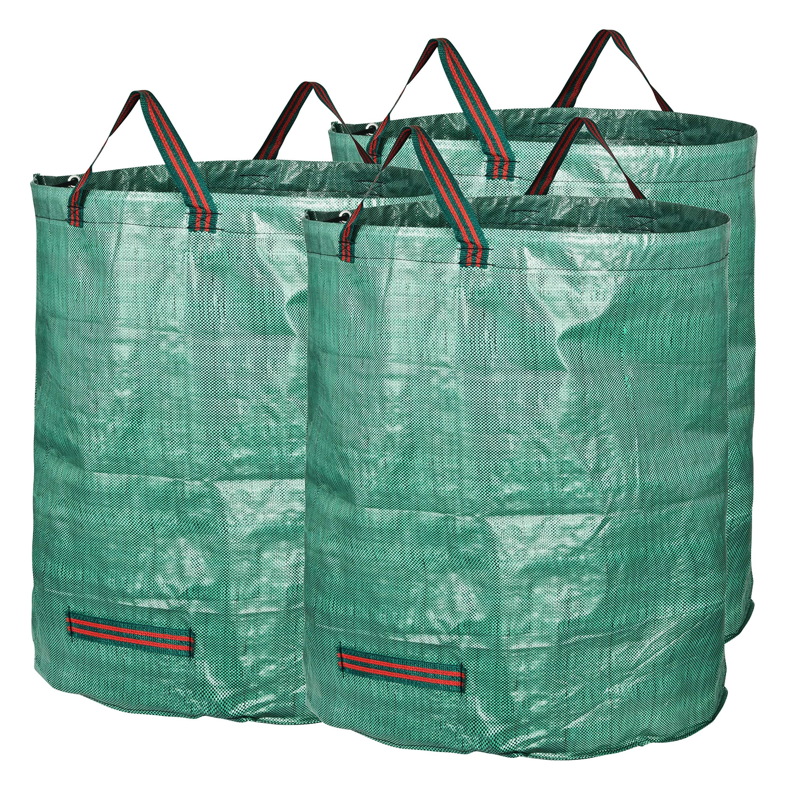 GardenMate 3-Pack 72 Gallons Reusable Garden Waste Bags (H30, D26 inches) - Yard Waste Bags