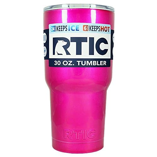 RTIC Metallic Fushia 30 oz Stainless Steel Tumbler Cup