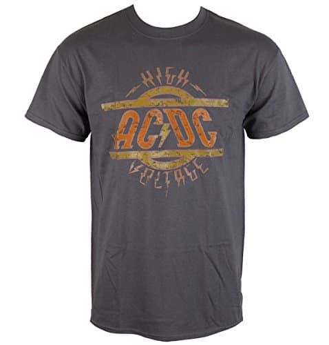 t-shirt metal men's AC-DC - High Voltage - LOW FREQUENCY - ACTS050013 M