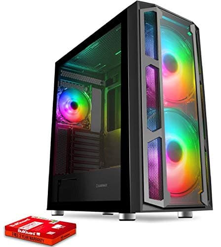 Fierce RGB Gaming PC - AMD Ryzen 5 2600 3.9GHz, GTX 1660 6GB, 16GB 3000MHz, 1TB Hard Drive, Windows 10 Compatible (Enforcer 968388)