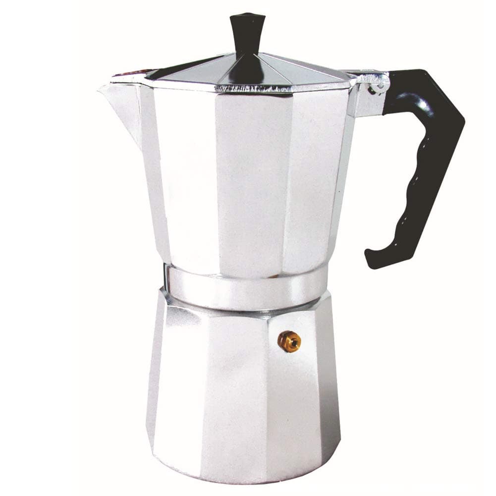 shoppingba Stovetop Coffee Maker Aluminum Pot Mocha Espresso Percolator Kettle - 50ml