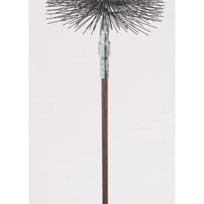 MEECO'S RED DEVIL Chimney Brush Rod Kit - 20ft., 3/8 Inch Diameter, 1/4 Inch NPT Threaded Ends, Model 30024