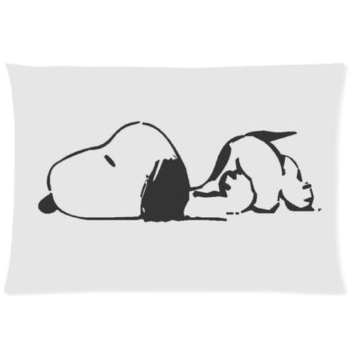 Custom Snoopy Rectangle Pillowcase Standard Size 20x30 Design Soft and Comfortable Pillowcase (Twin Sides)