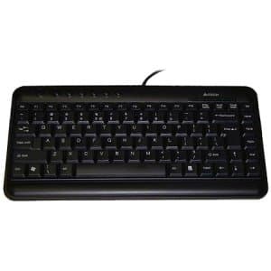 Ergoguys kl-5blk a4tech slim multimedia keyboard low profile compact layout